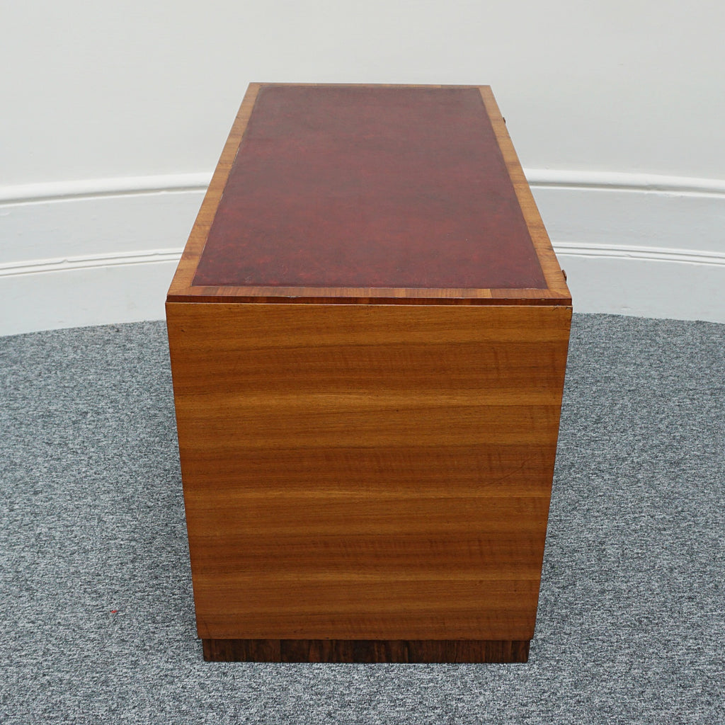 Vintage Art Deco Writing Desk by Waring.& Gillow Walnut veneered throughout - Jeroen Markies Art Deco