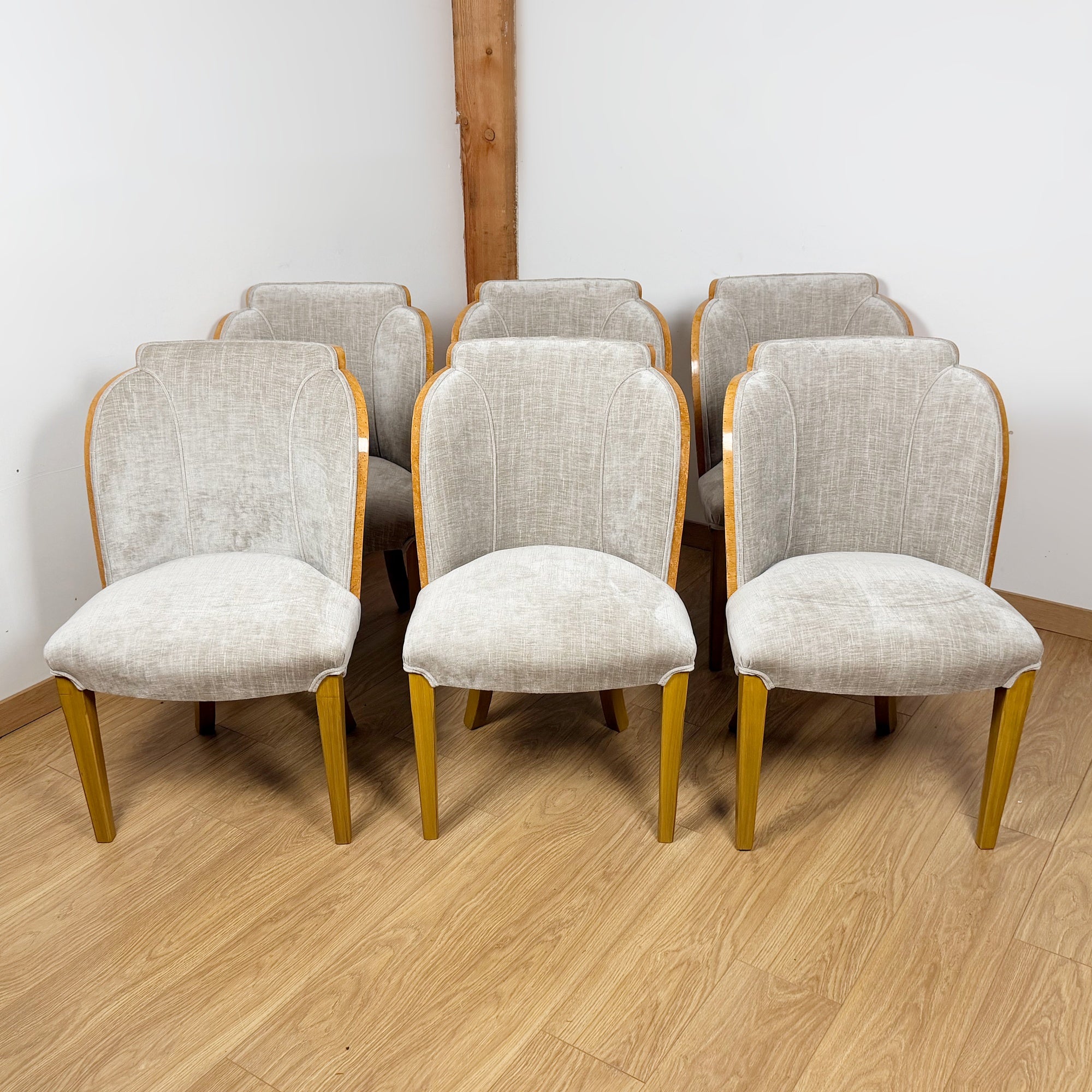 Art Deco Six Seater Dining Suite by Harry & Lou Epstein - Markies Antiques Ltd