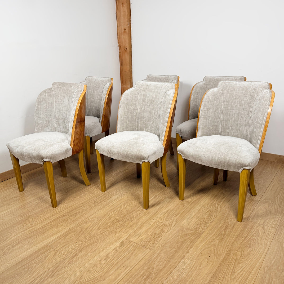 Art Deco Six Seater Dining Suite by Harry & Lou Epstein - Markies Antiques Ltd