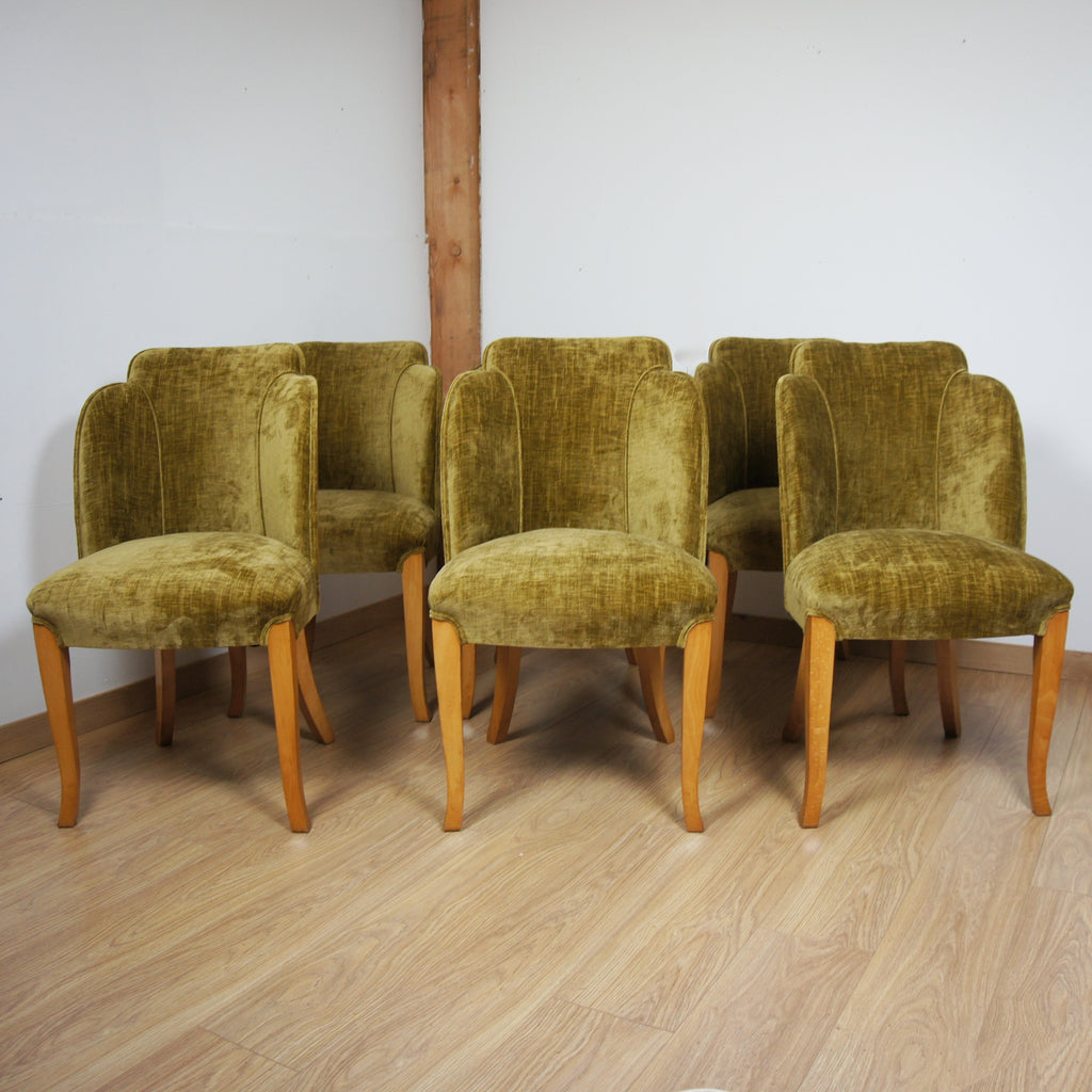 Art Deco Six-Seater Dining Suite by Harry & Lou Epstein