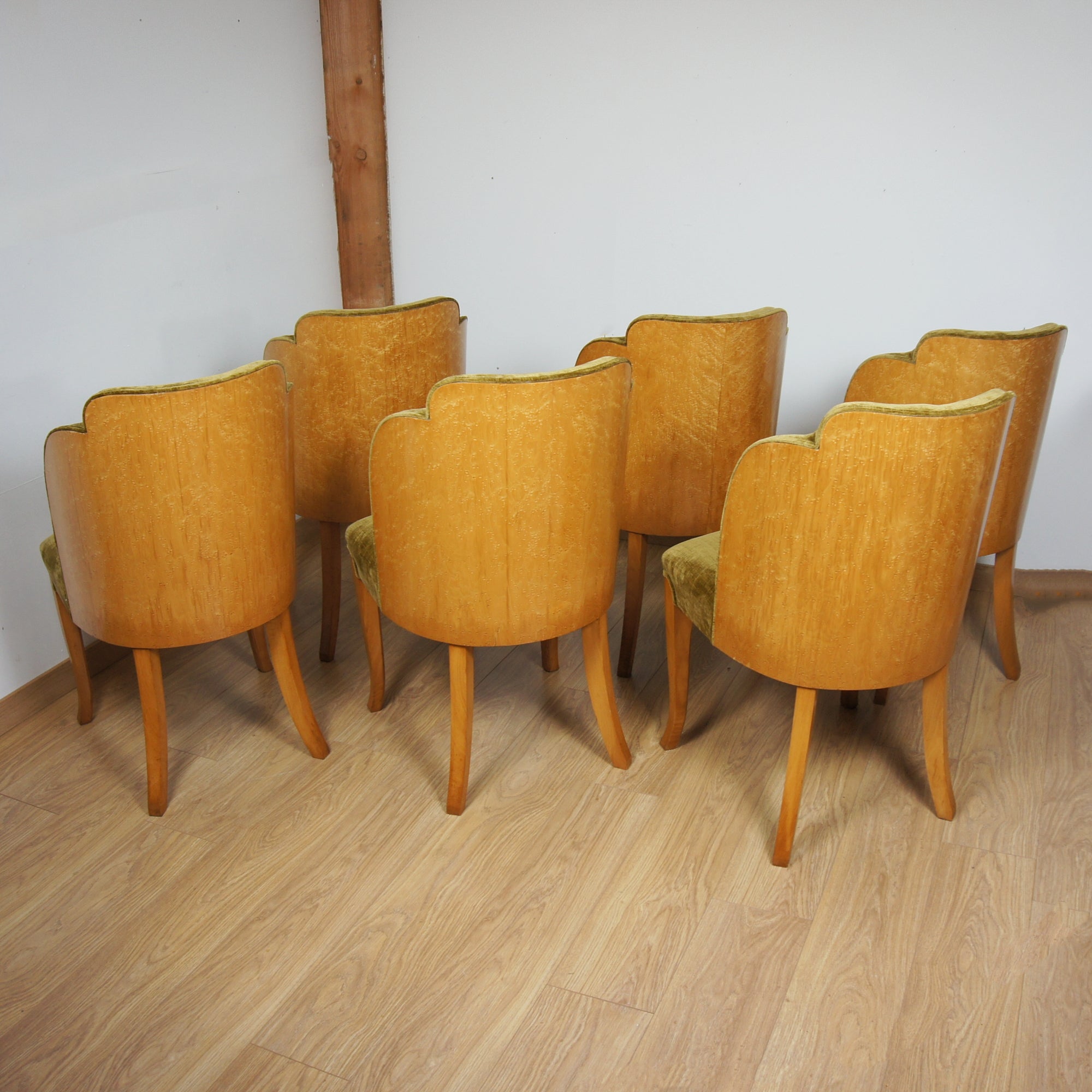 Art Deco Six-Seater Dining Suite by Harry & Lou Epstein