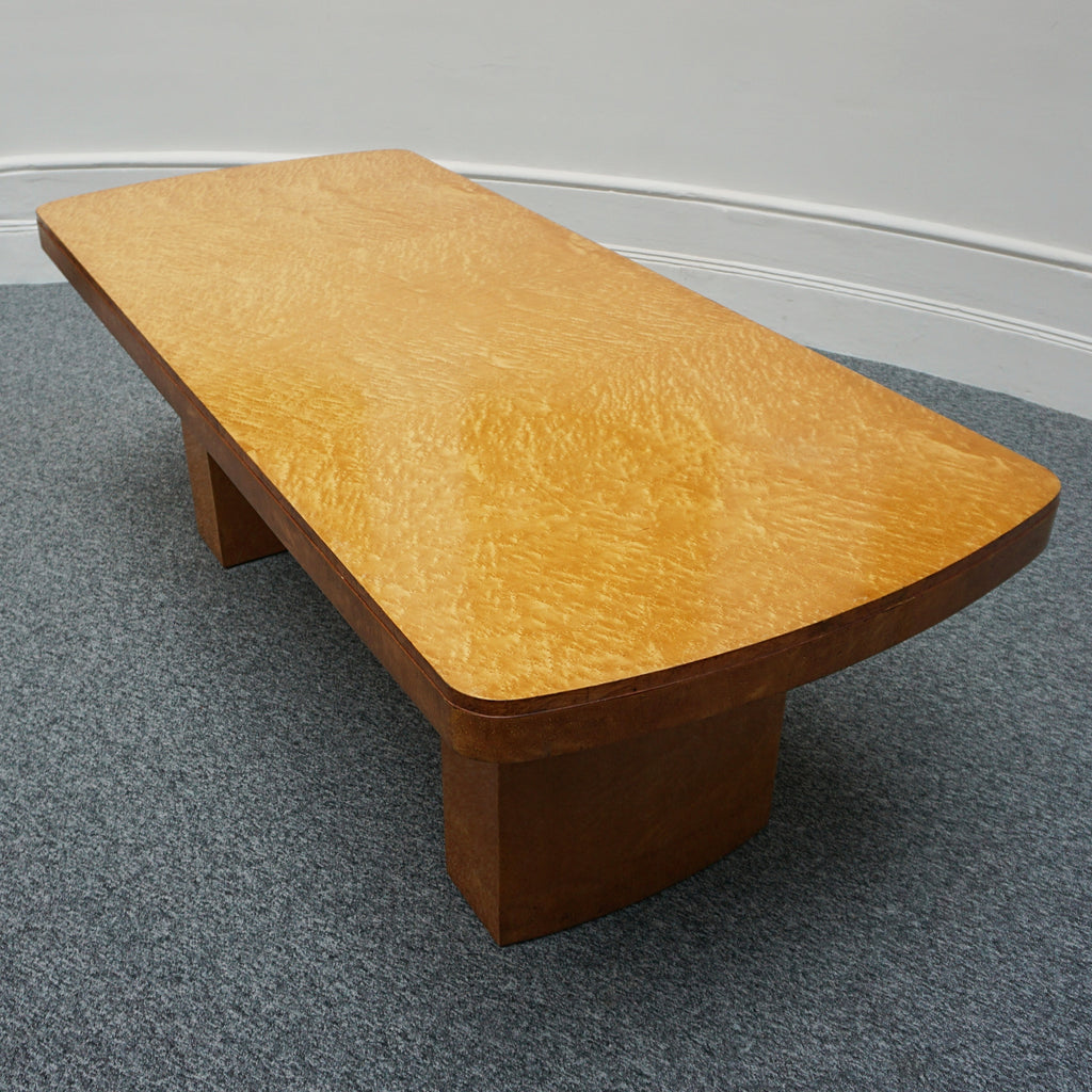 Vintage Birdseye Maple Harry & Lou Epstein Art Deco Six Seater Dining Suite - Jeroen Markies Art Deco 