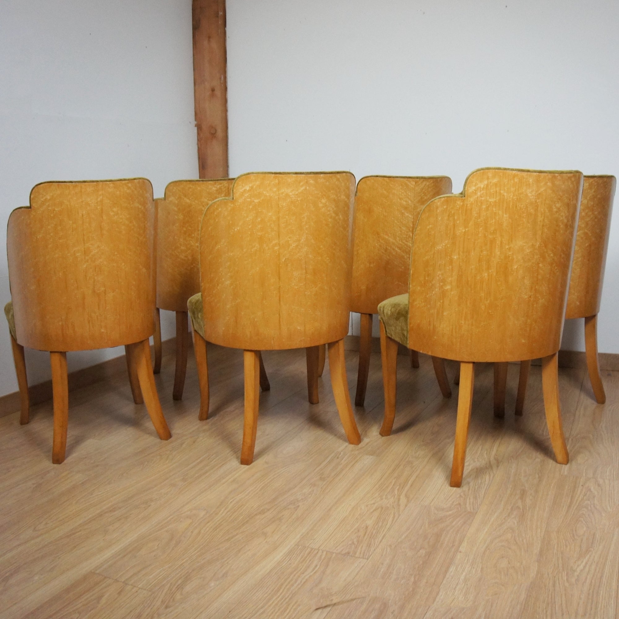 Art Deco Six-Seater Dining Suite by Harry & Lou Epstein