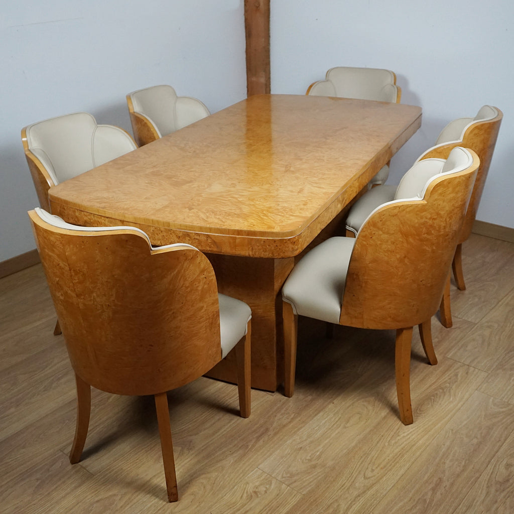 Art Deco Six Seater Dining Suite