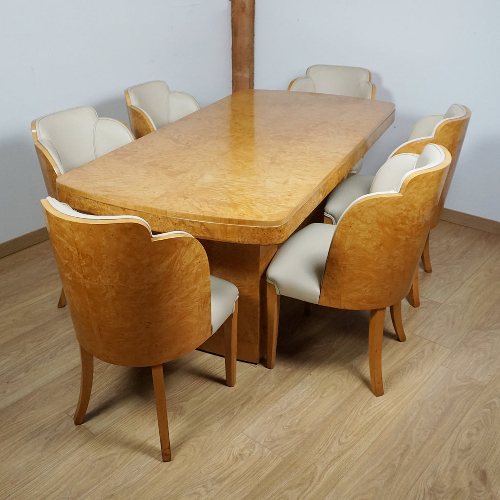 Art Deco Six Seater Dining Suite
