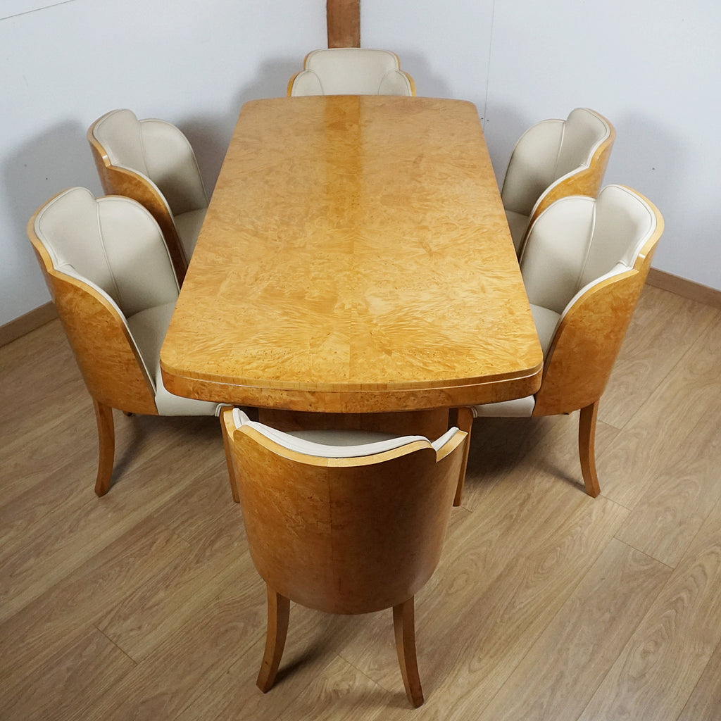 Art Deco Six Seater Dining Suite