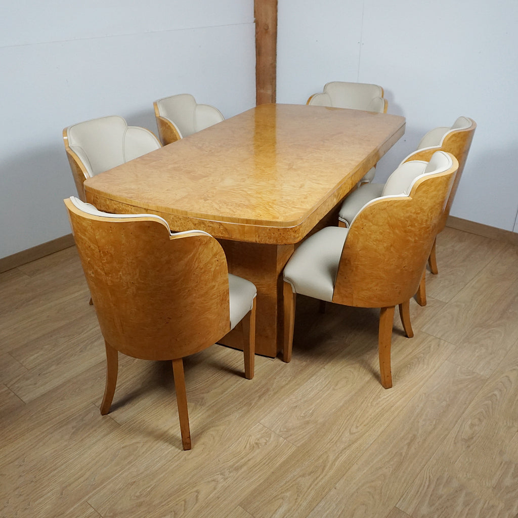 Art Deco Six Seater Dining Suite