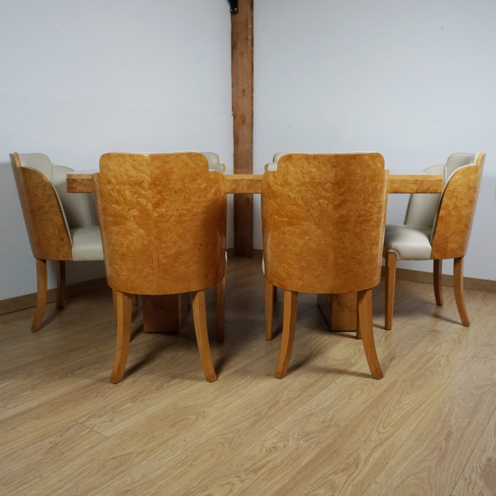 Art Deco Six Seater Dining Suite