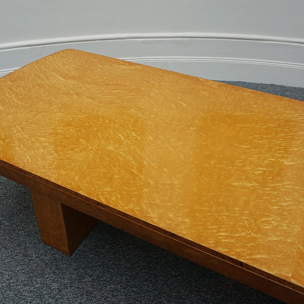 Vintage Birdseye Maple Harry & Lou Epstein Art Deco Six Seater Dining Suite - Jeroen Markies Art Deco 