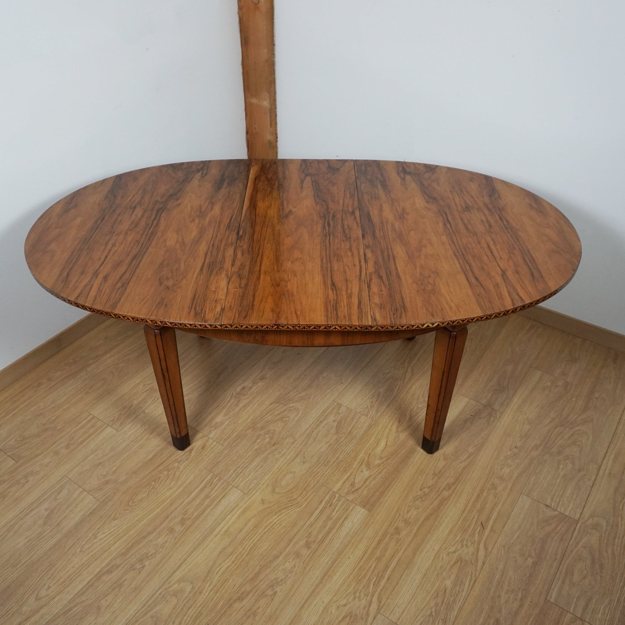 Walnut Extendable Art Deco Dining Table - Markies Antiques ltd