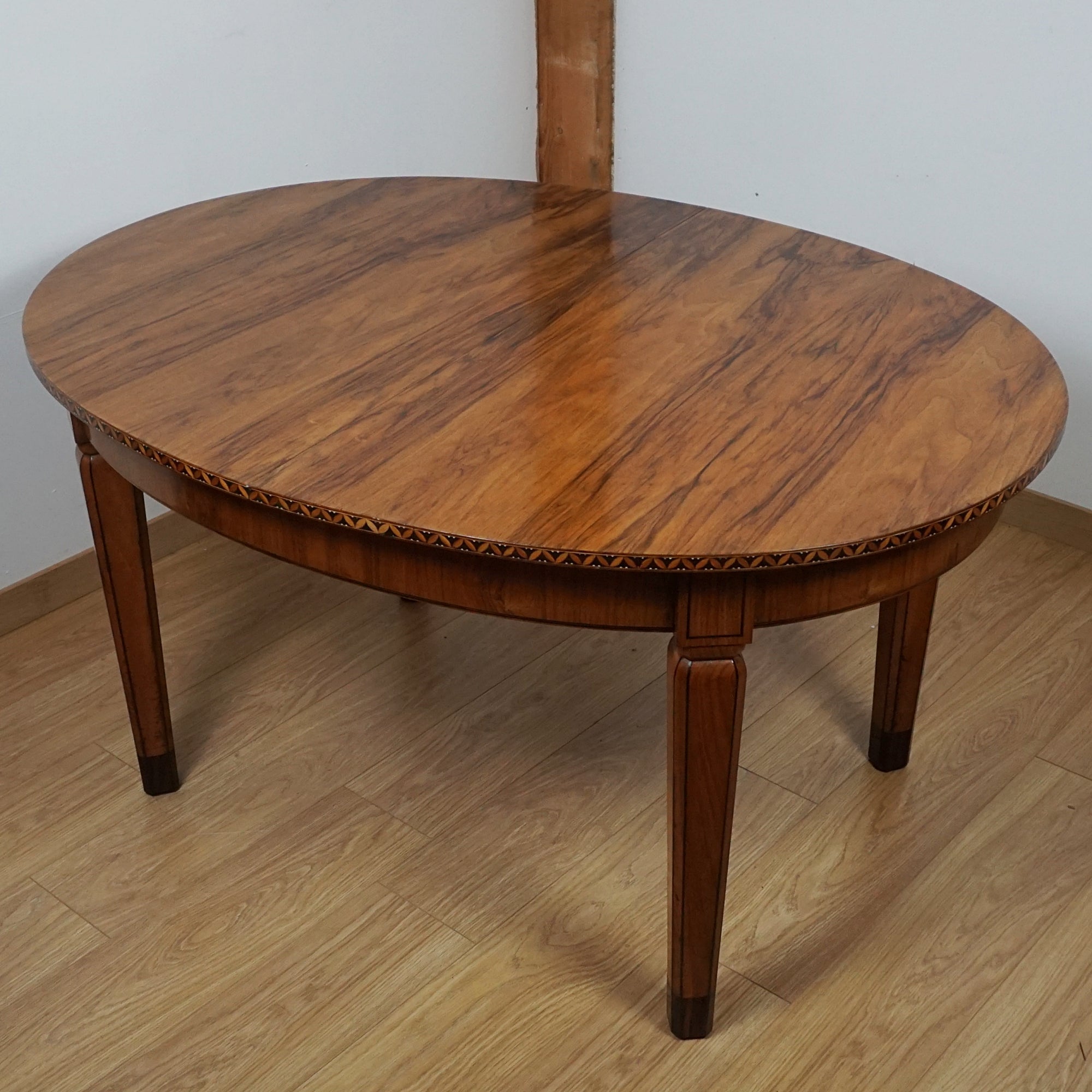 Walnut Extendable Art Deco Dining Table - Markies Antiques ltd