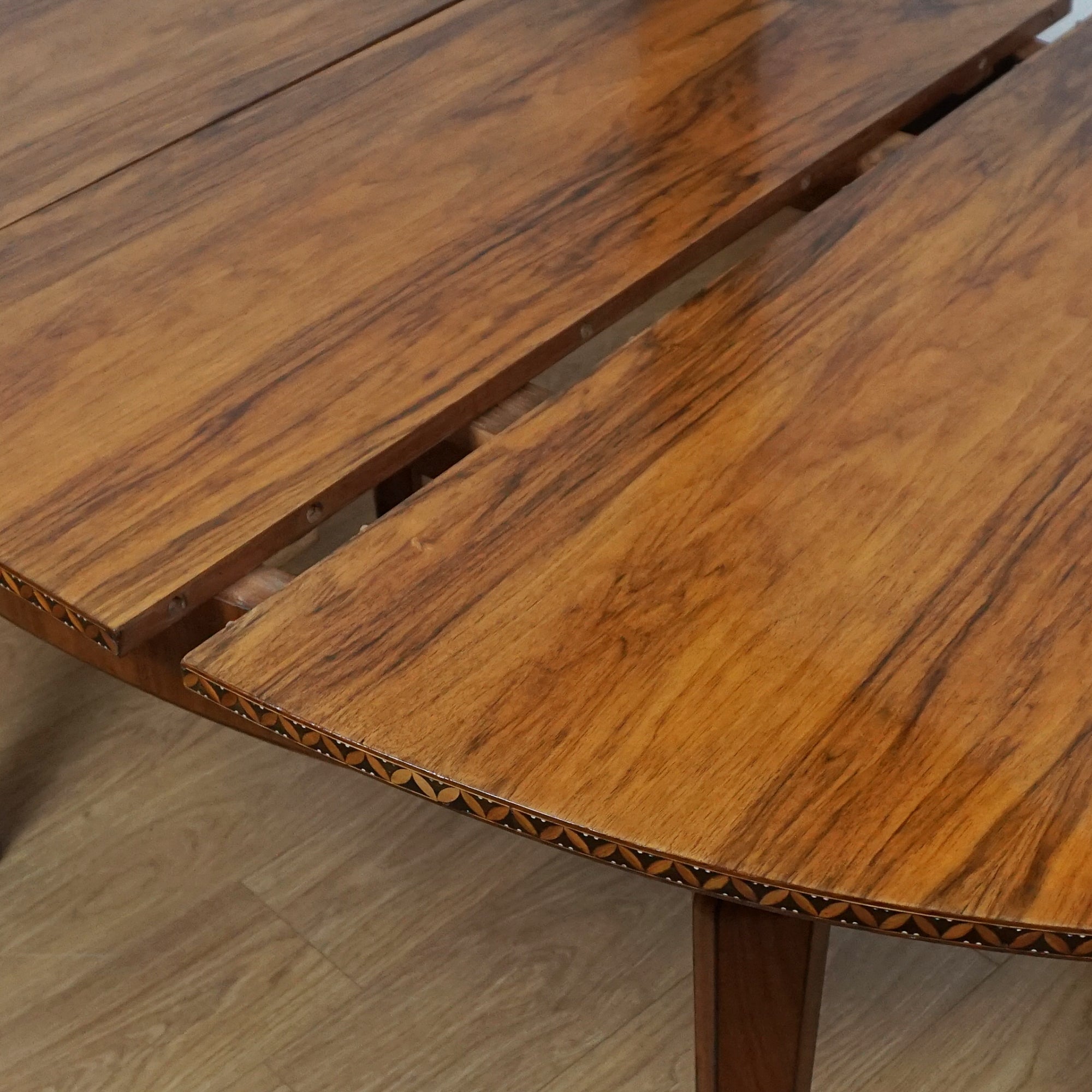 Walnut Extendable Art Deco Dining Table - Markies Antiques ltd