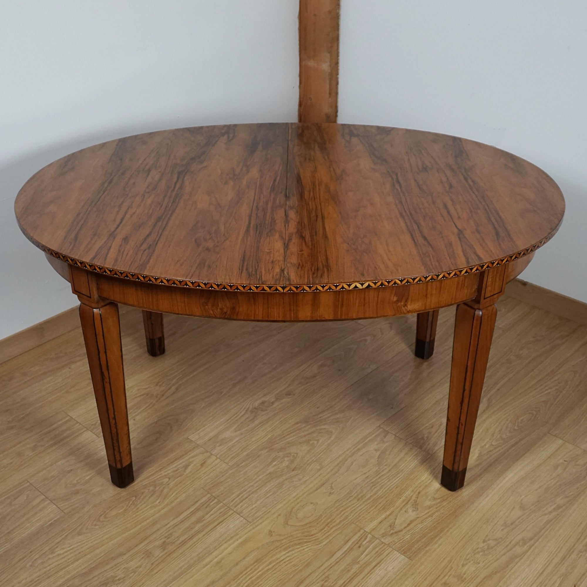 Walnut Extendable Art Deco Dining Table - Markies Antiques ltd