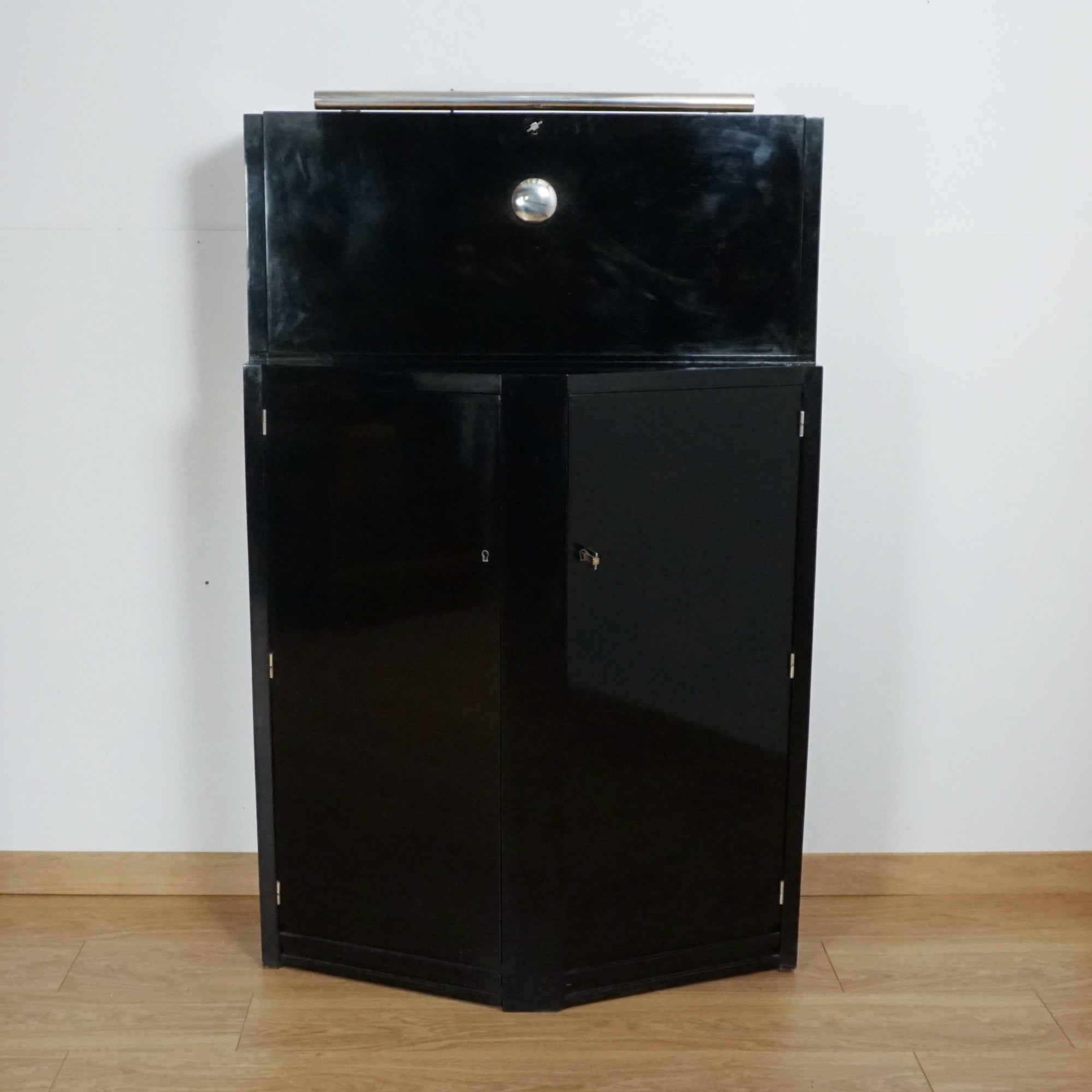 Art Deco Ebonised Drinks Cabinet