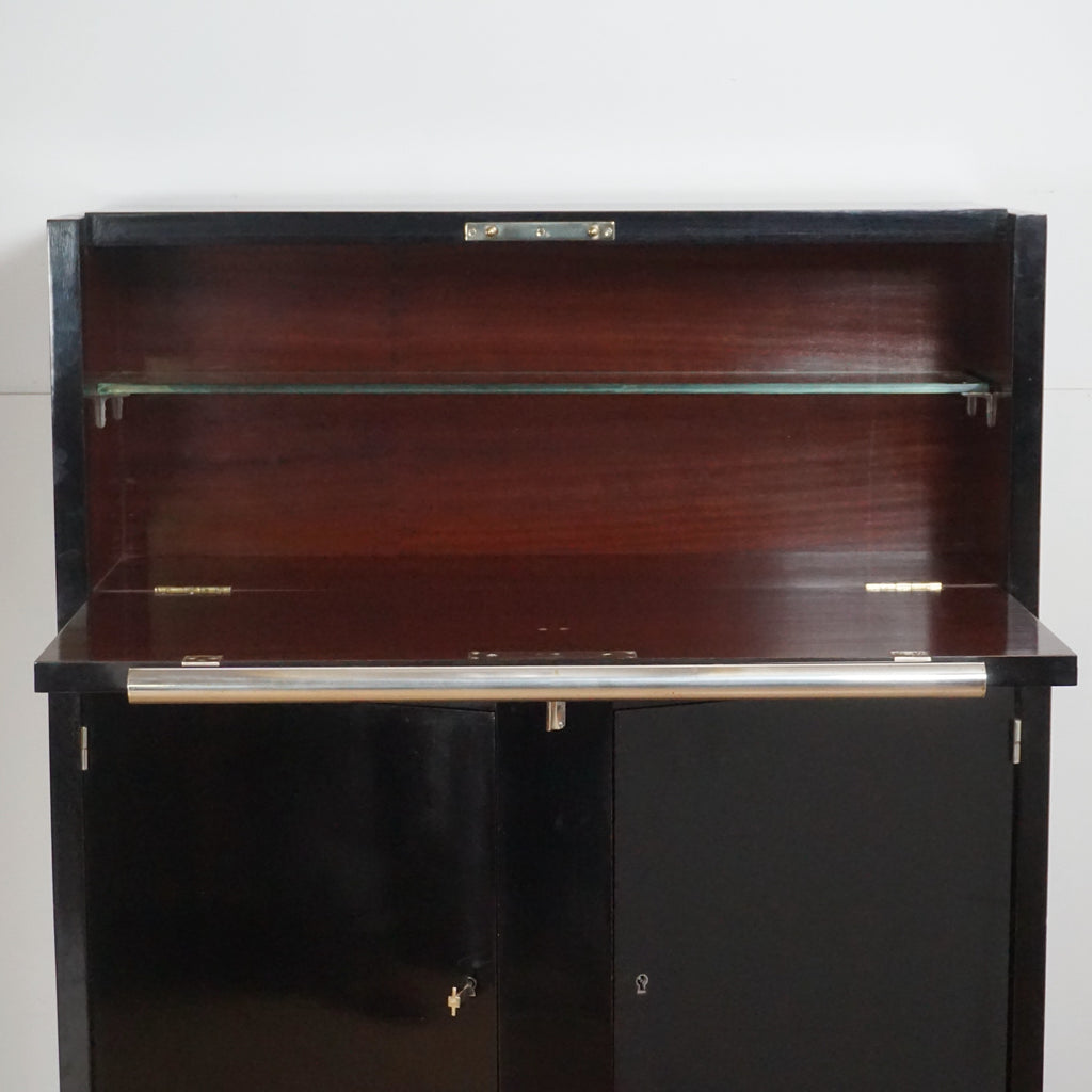 Art Deco Ebonised Drinks Cabinet