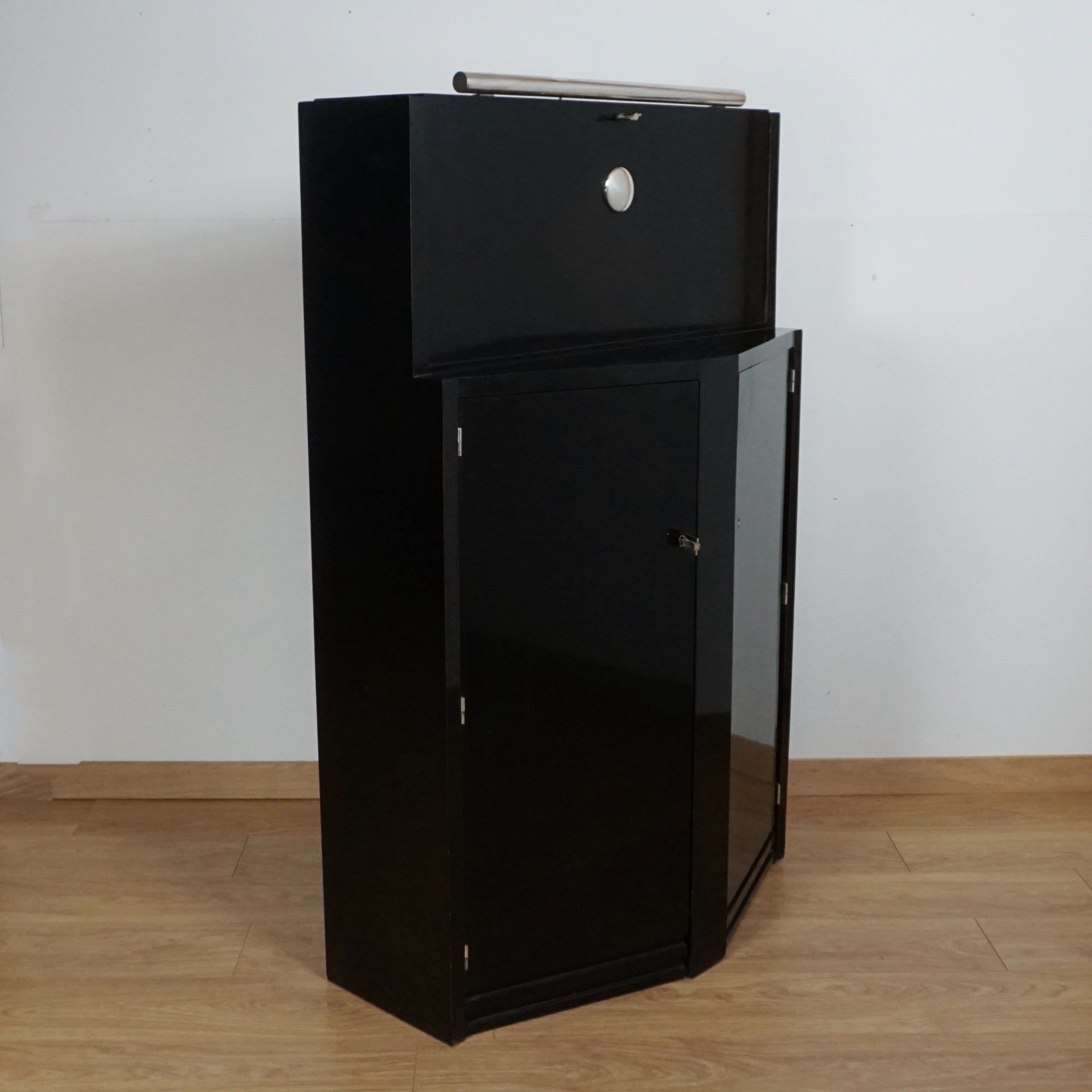 Art Deco Ebonised Drinks Cabinet