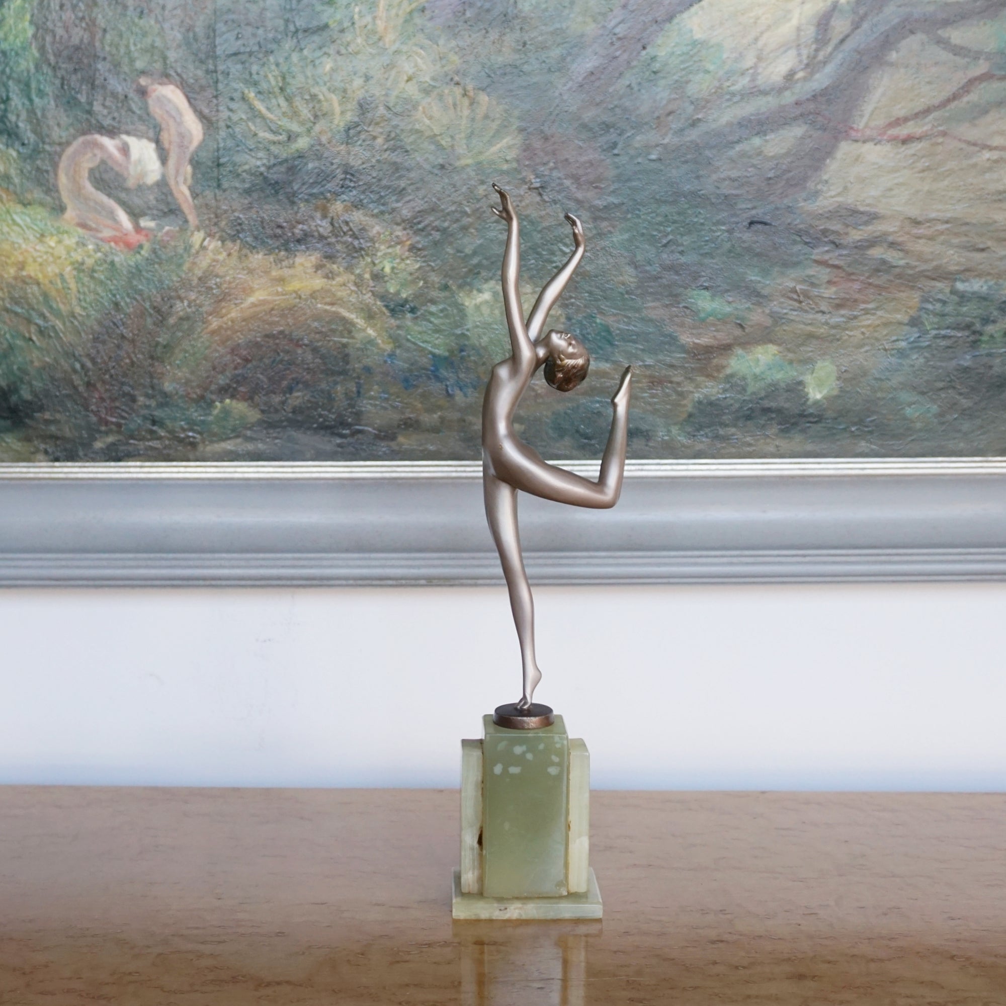 'Ecstacy' An Art Deco Cold Painted Bronze Sculpture by Josef Lorenzl - Jeroen Markies Art Deco