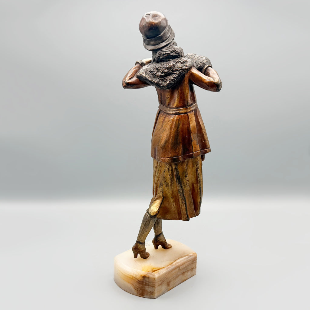 Elegant Lady Chiparus Bronze Sculpture Original | Markies Antiques Ltd