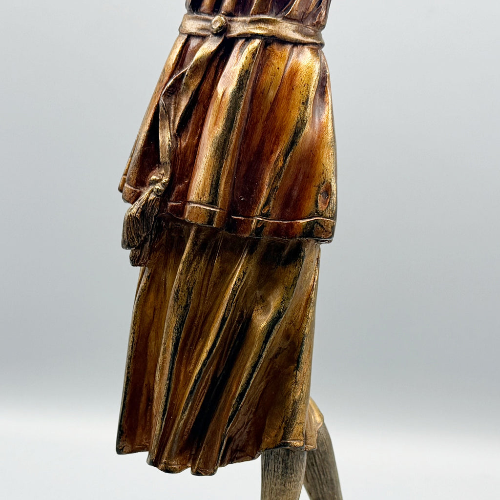 Elegant Lady Chiparus Bronze Sculpture Original | Markies Antiques Ltd