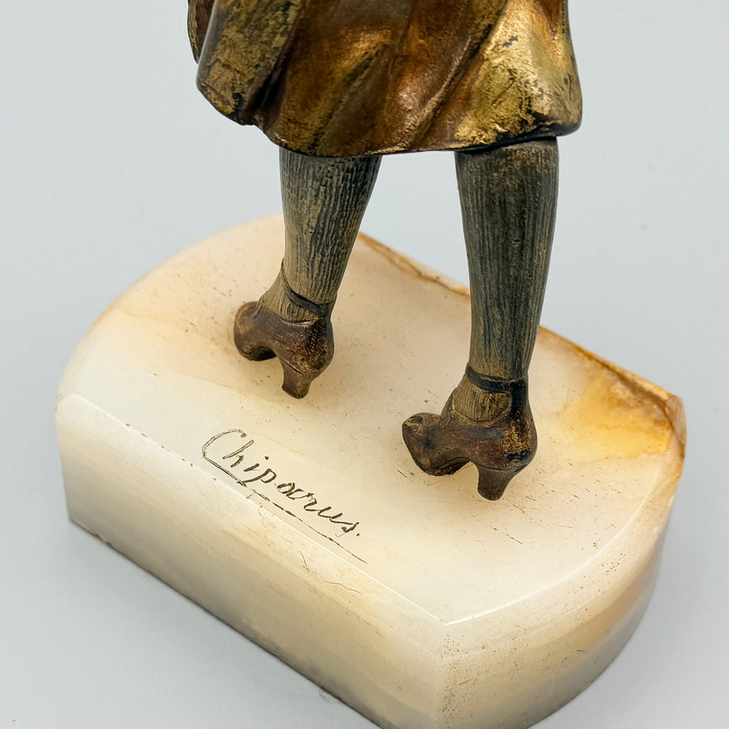 Elegant Lady Chiparus Bronze Sculpture Original | Markies Antiques Ltd