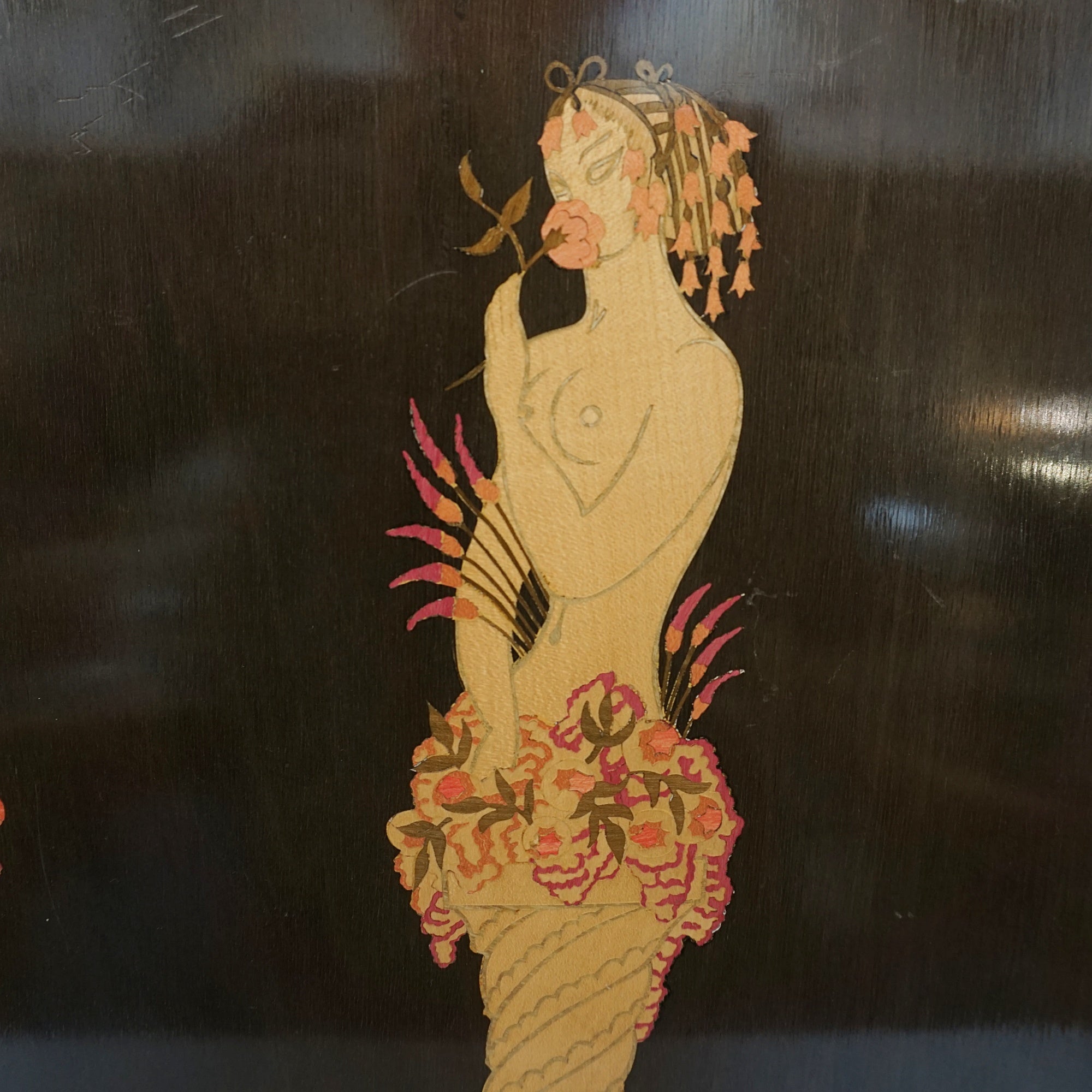 Erte marquetry board. Alphabet series. Art Deco paintings. Art Deco Style. French Art Deco - Jeroen Markies Art Deco