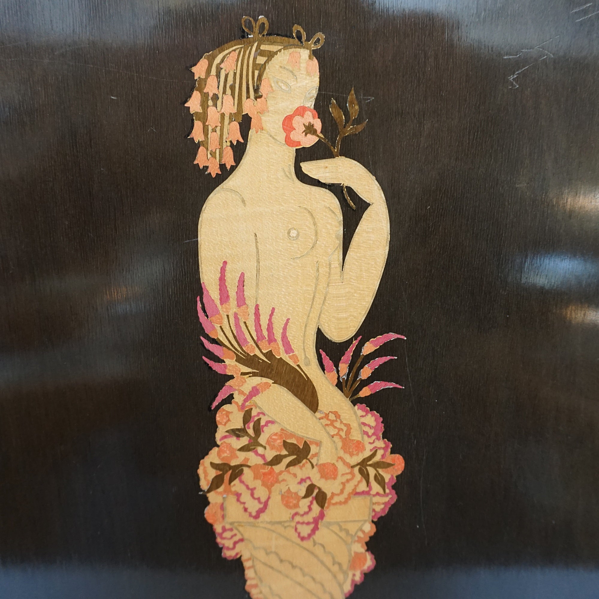 Erte marquetry board. Alphabet series. Art Deco paintings. Art Deco Style. French Art Deco - Jeroen Markies Art Deco