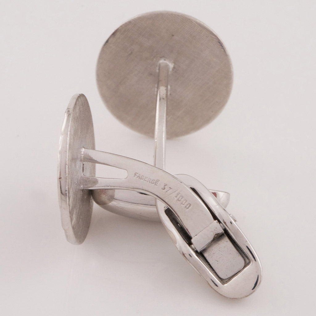 Fabergé Diamond and enamel cufflinks - Jeroen Markies Art Deco