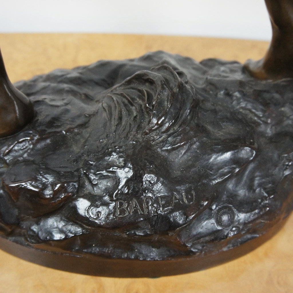 'Le Fauconnier' Georges Marie Valentin Bareau (1866-1931)