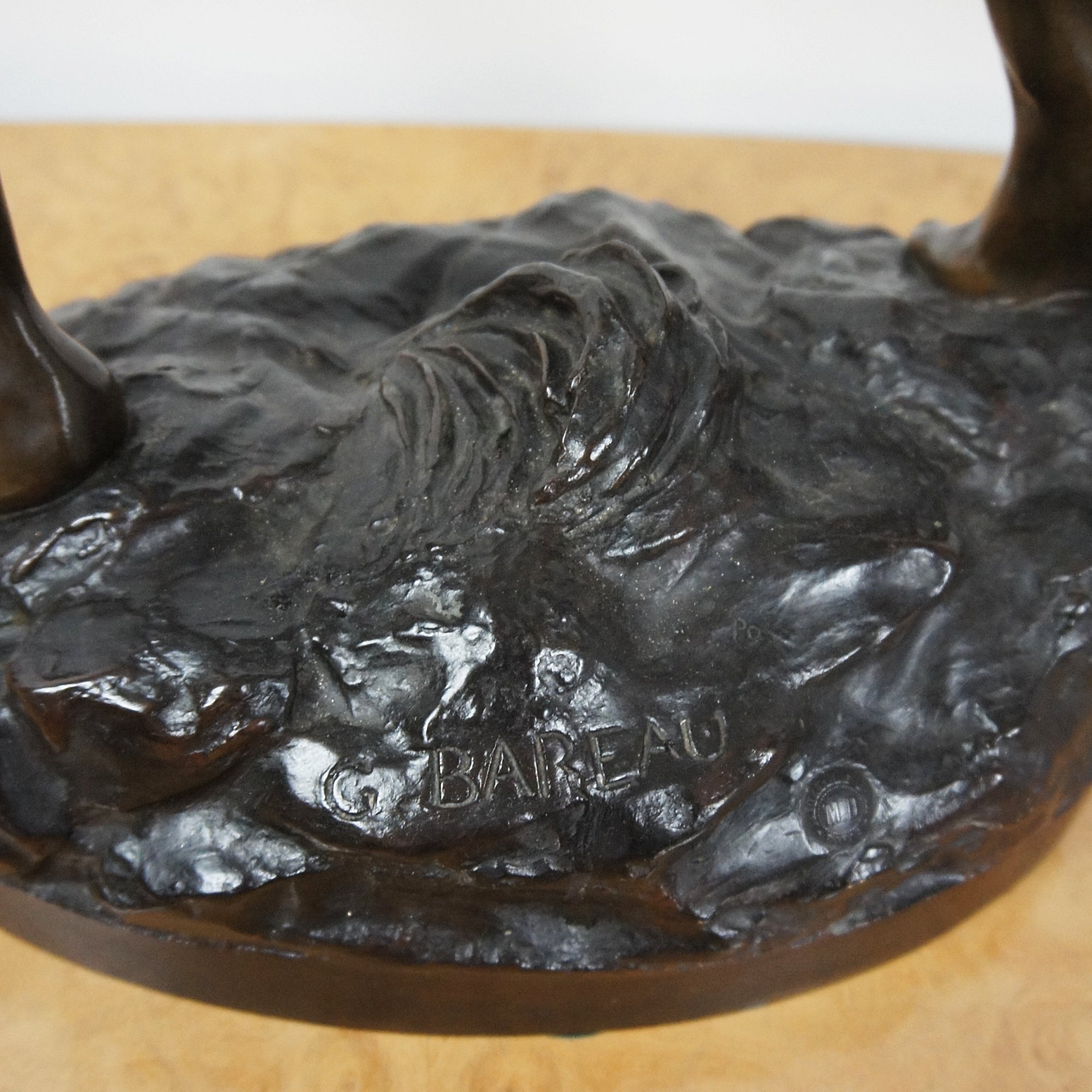 'Le Fauconnier' Georges Marie Valentin Bareau (1866-1931)