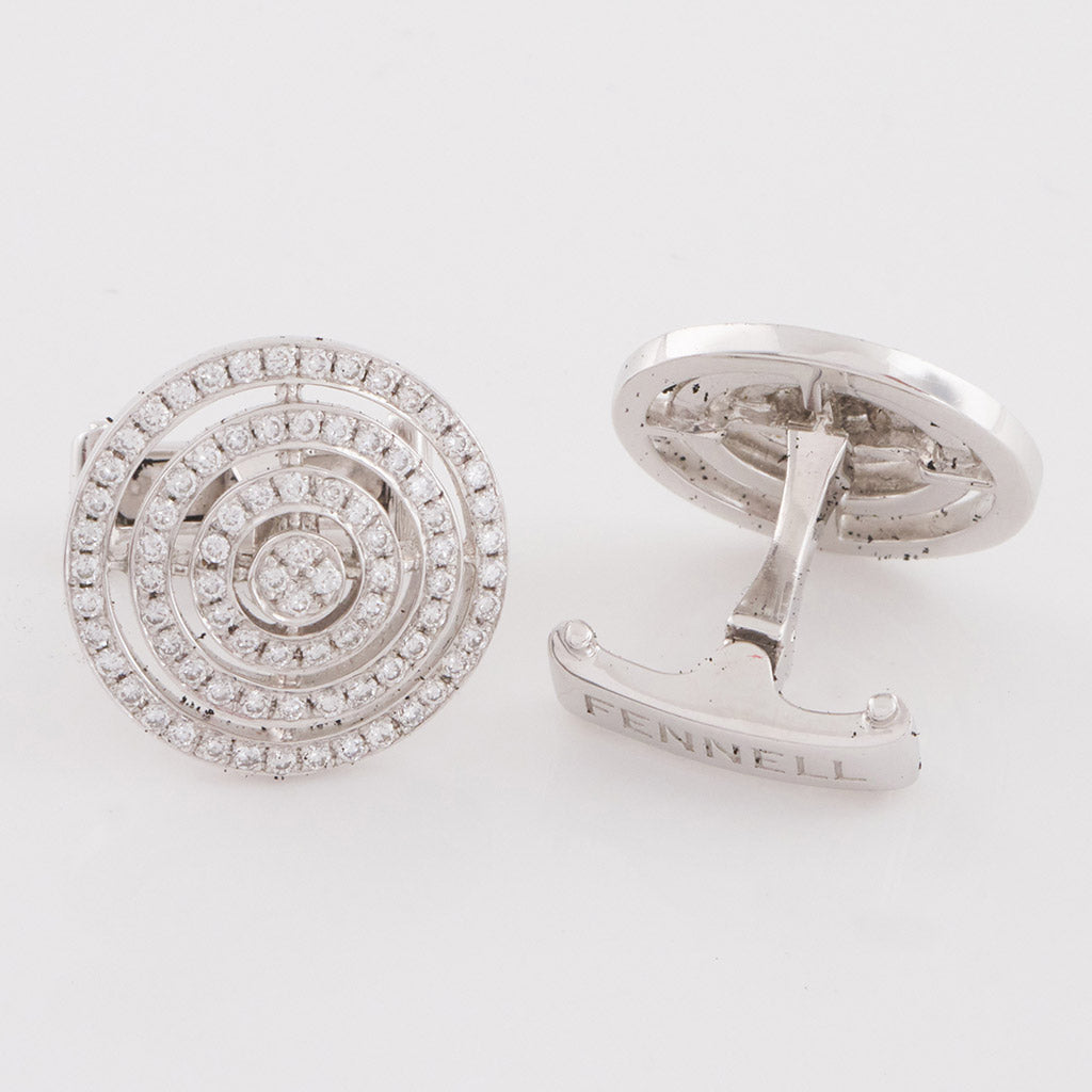 Theo Fennell Diamond Cufflinks - Jeroen Markies Art Deco
