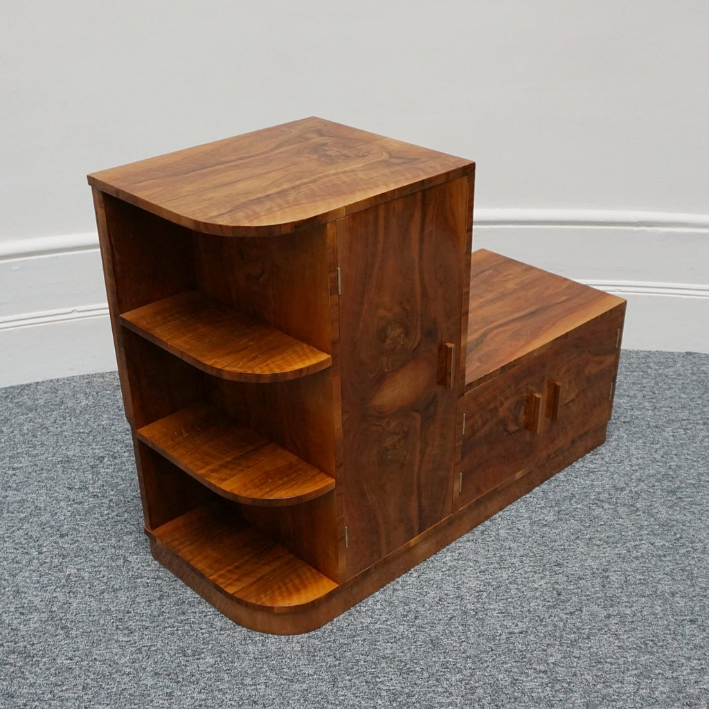 Vintage Art Deco Burr Walnut Filing Cabinet - Jeroen Markies Art Deco