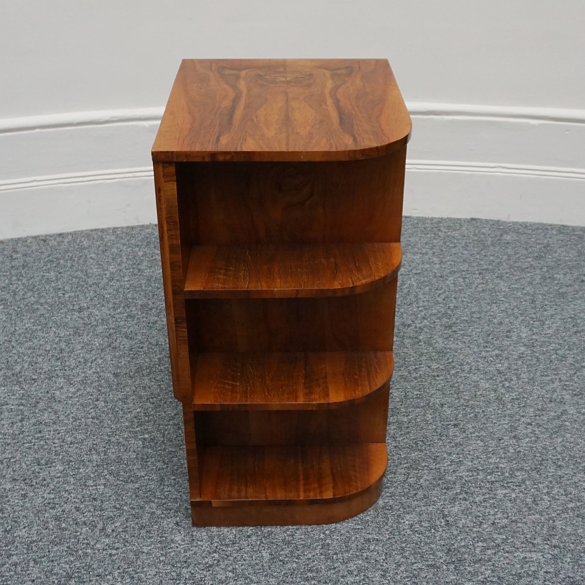 Vintage Art Deco Burr Walnut Filing Cabinet - Jeroen Markies Art Deco