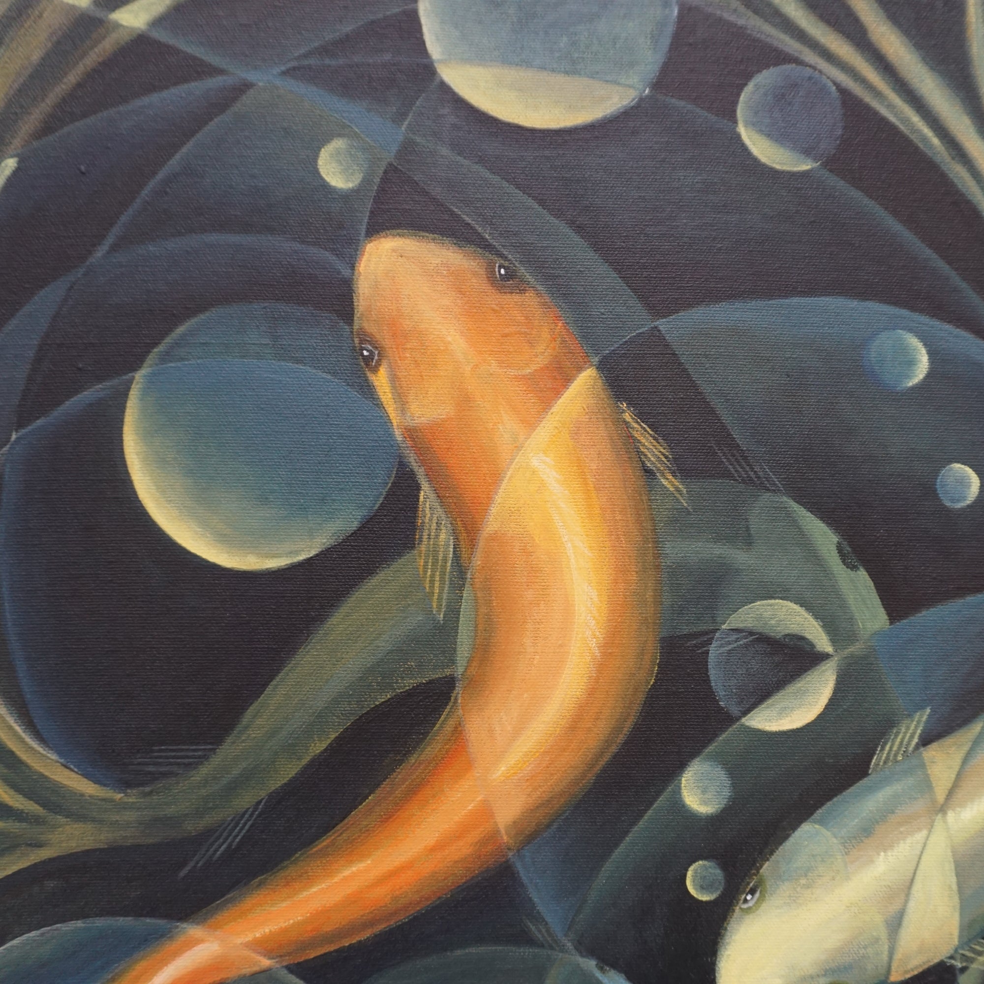 Contemporary Oil on Canvas painting by Vera Jefferson. Kent based artist. Art Deco Style Painting - Jeroen Markies Art Deco