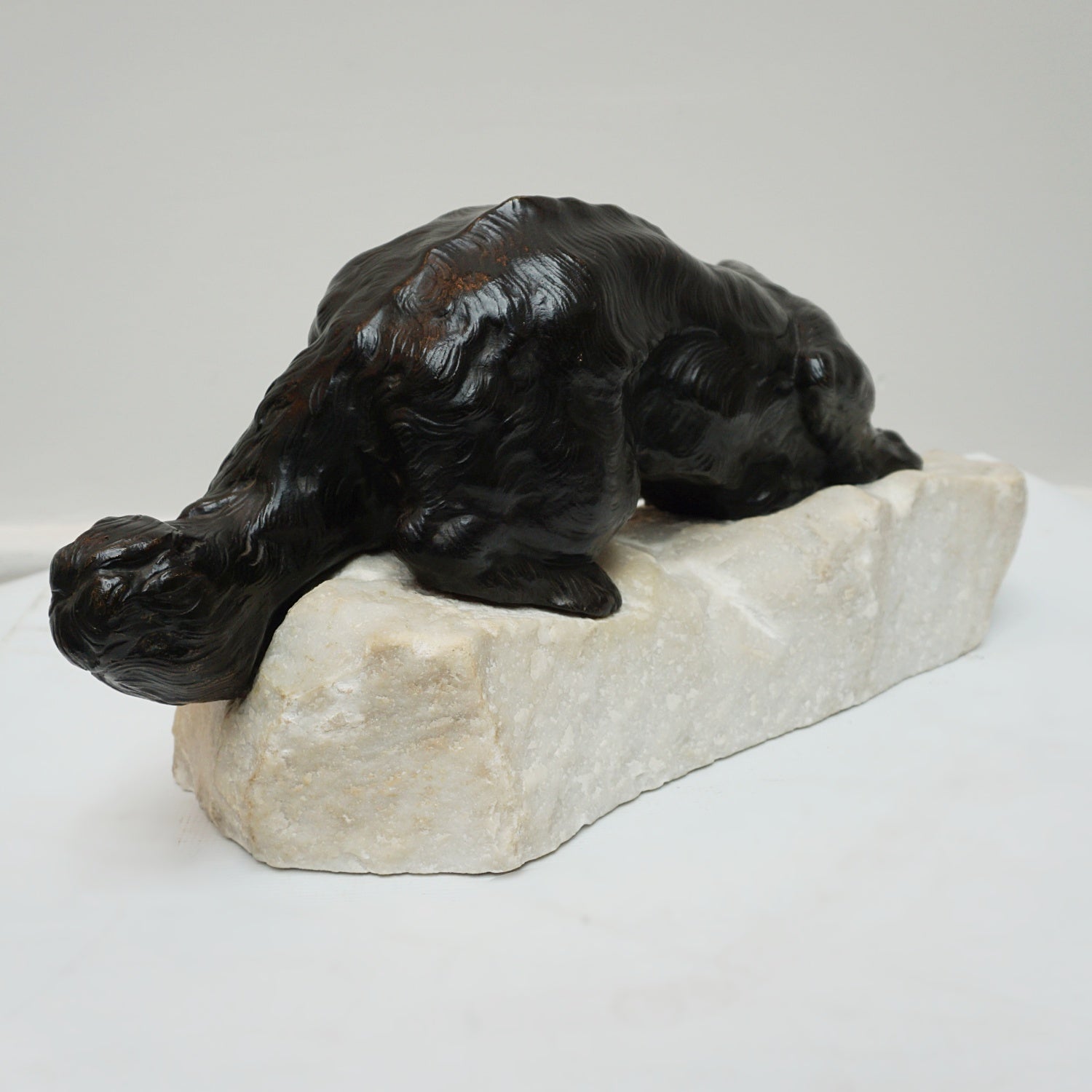 Bronze sculpture of a fox by Bartelier - Jeroen Markies Art Deco