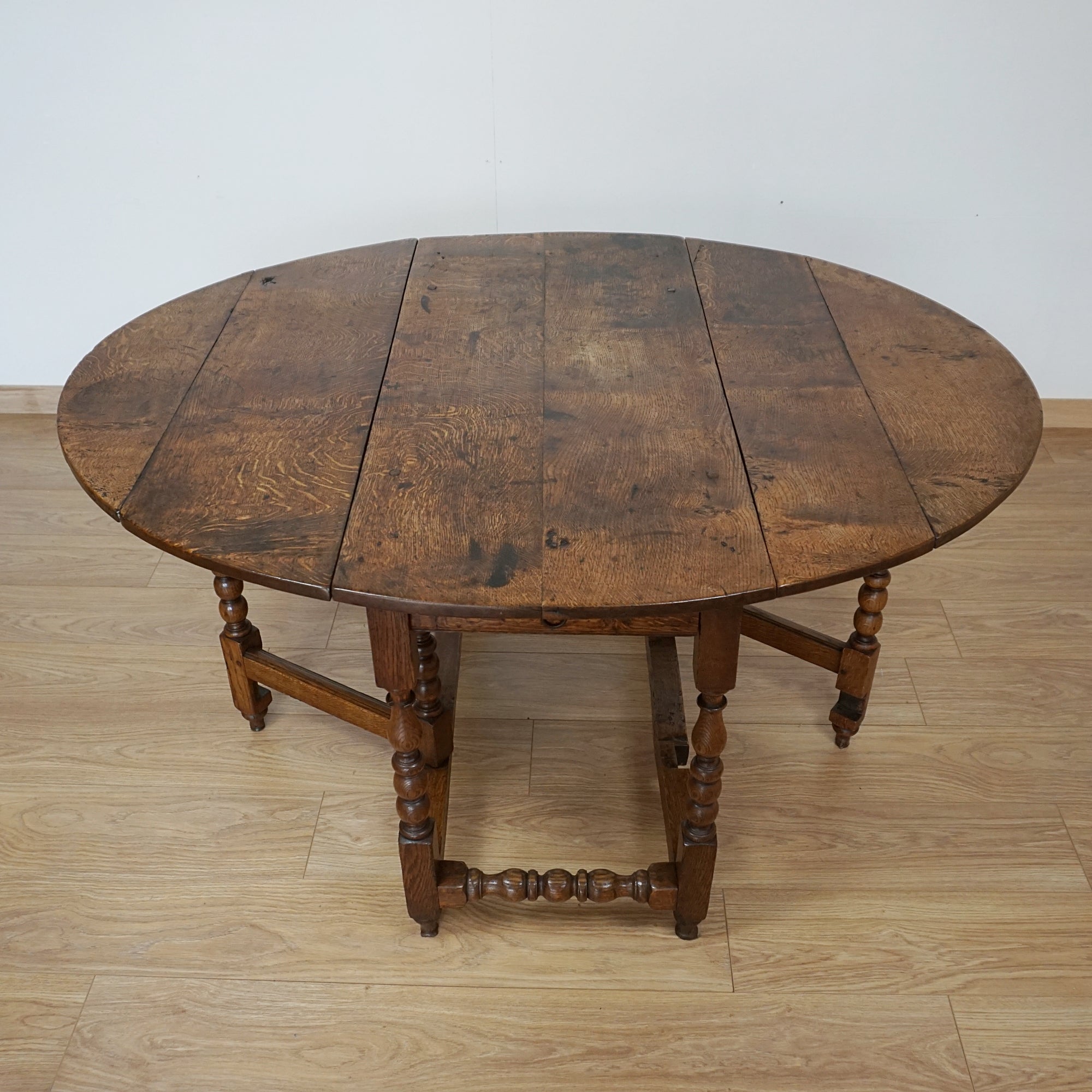 Stunning Late 17th Century Charles II Solid Oak Gateleg Table - Jeroen Markies Art Deco