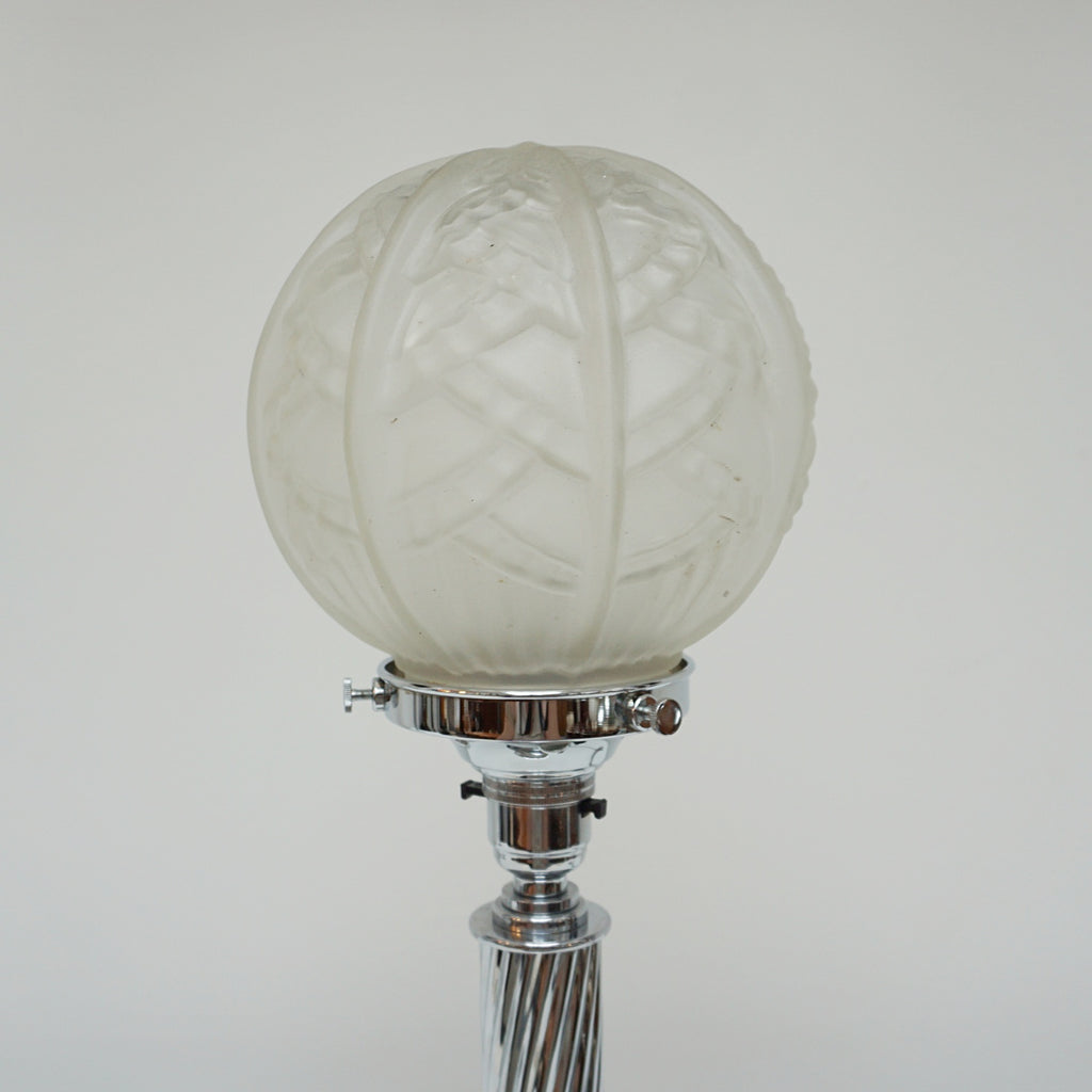 Pair of chrome table lamps - Jeroen Markies Art Deco