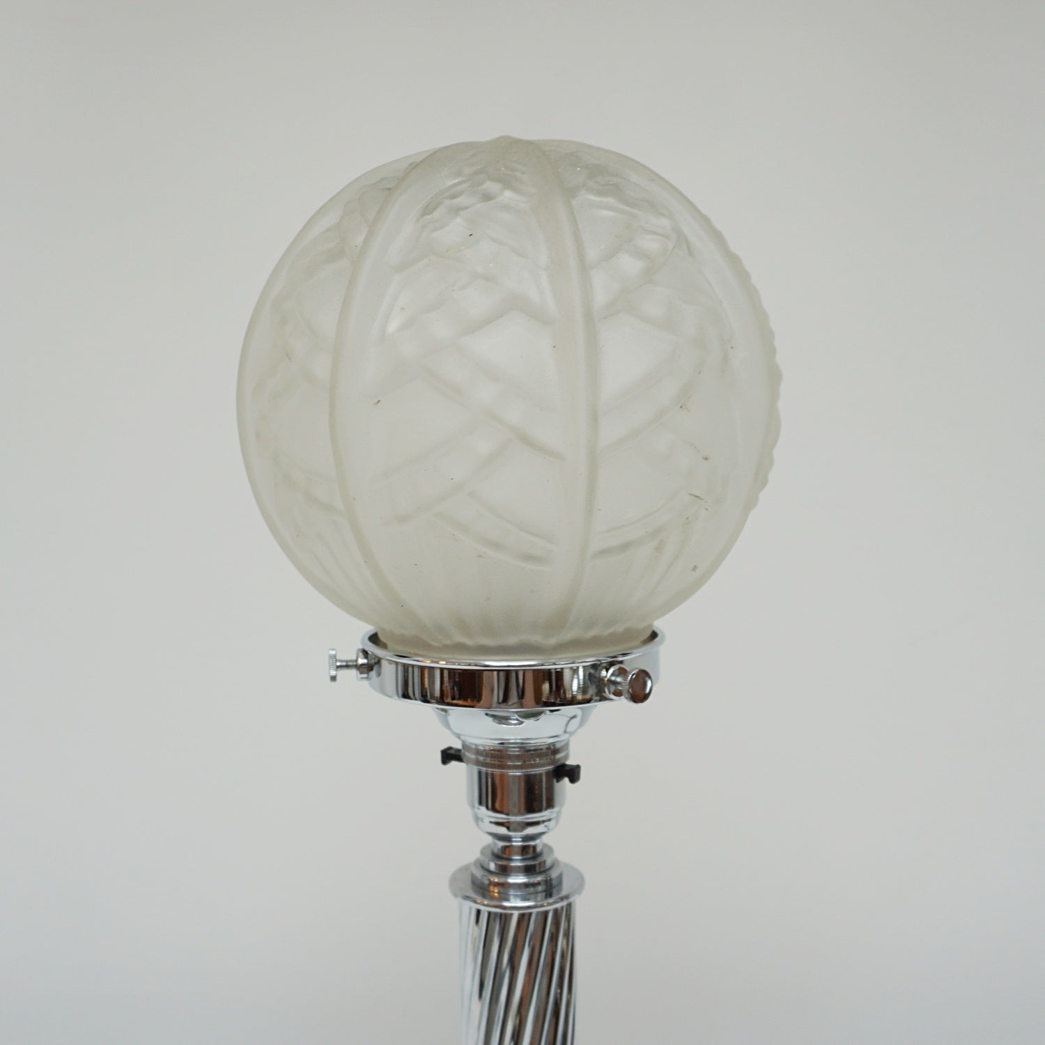 Pair of chrome table lamps - Jeroen Markies Art Deco