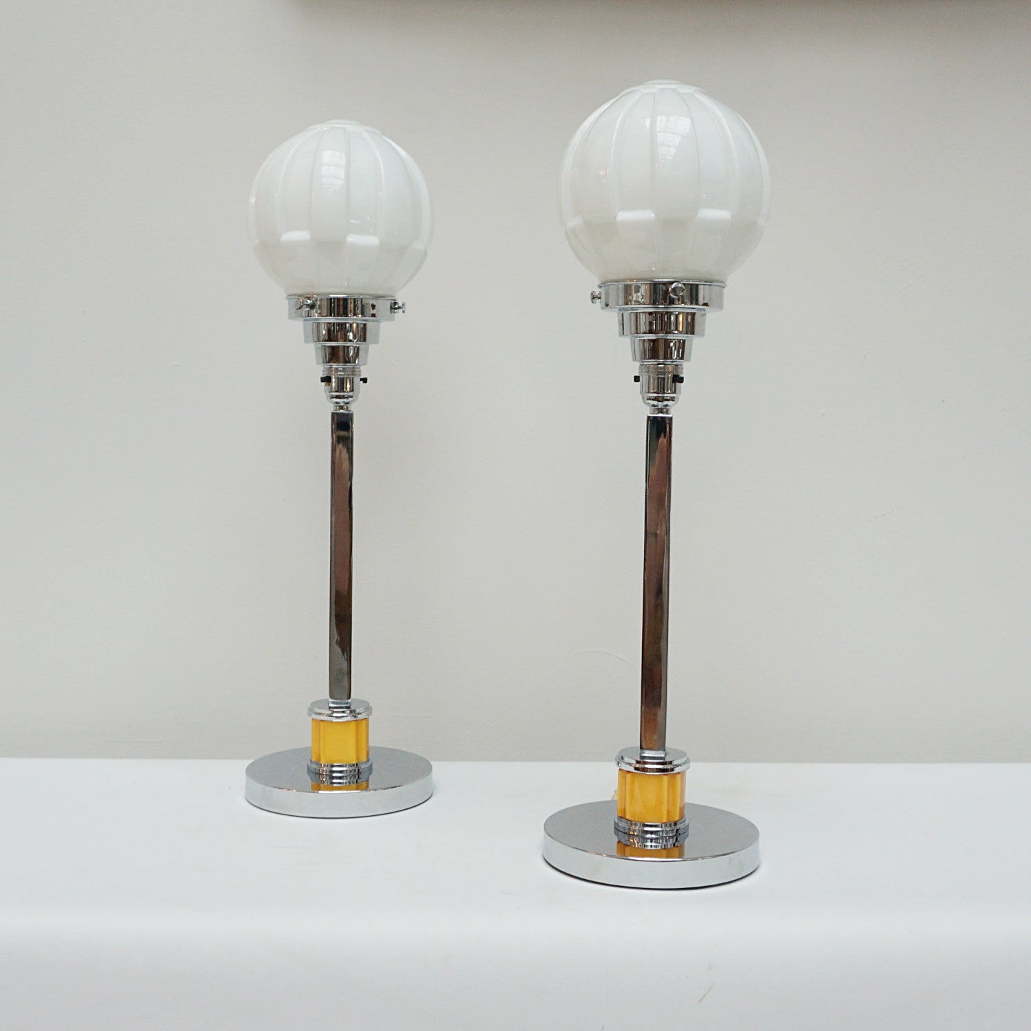 Pair of tall table lamps - Jeroen Markies Art Deco