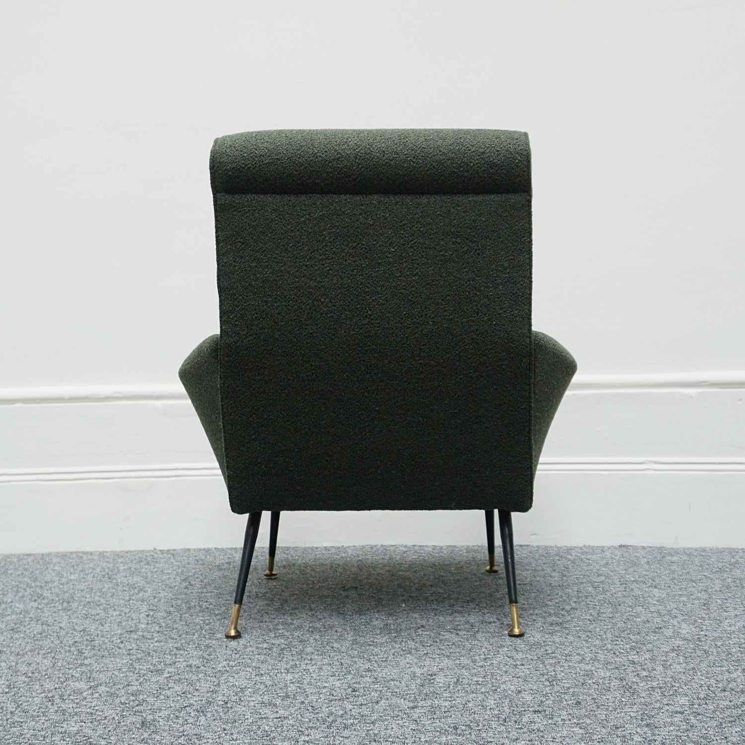 Pair of Lounge Chairs in Green Bouclé - Jeroen Markies Art Deco