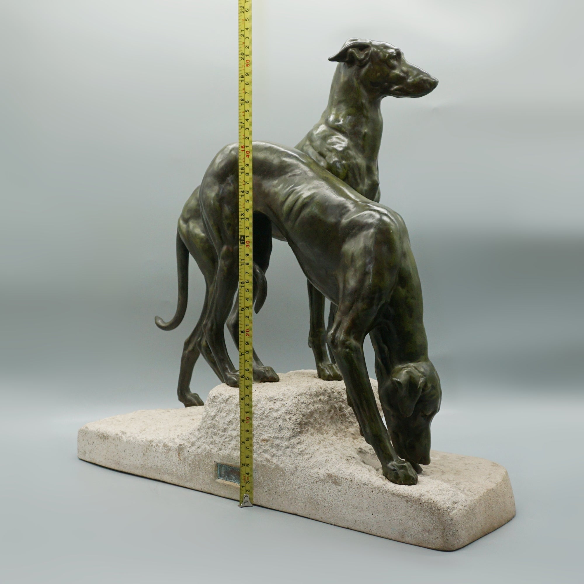 Greyhounds on a Rocky Base