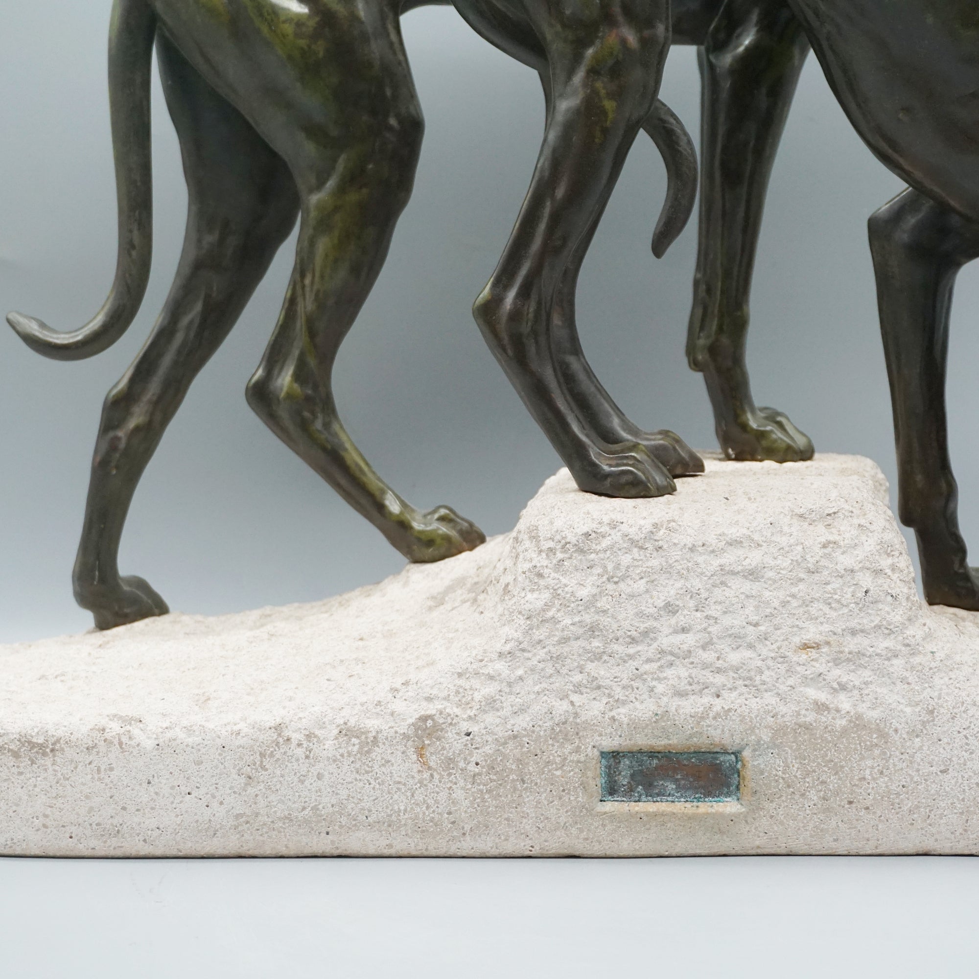 Greyhounds on a Rocky Base