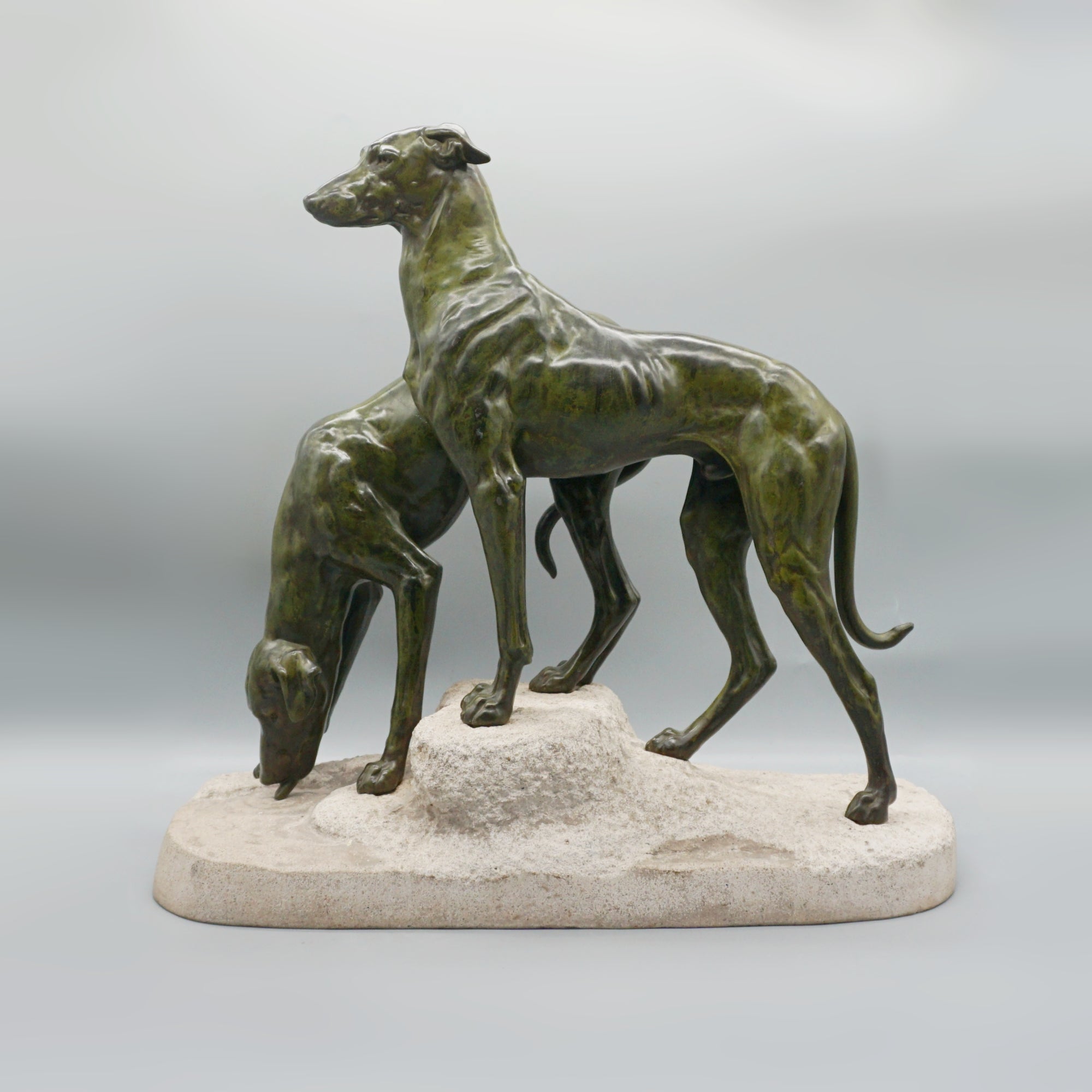 Greyhounds on a Rocky Base