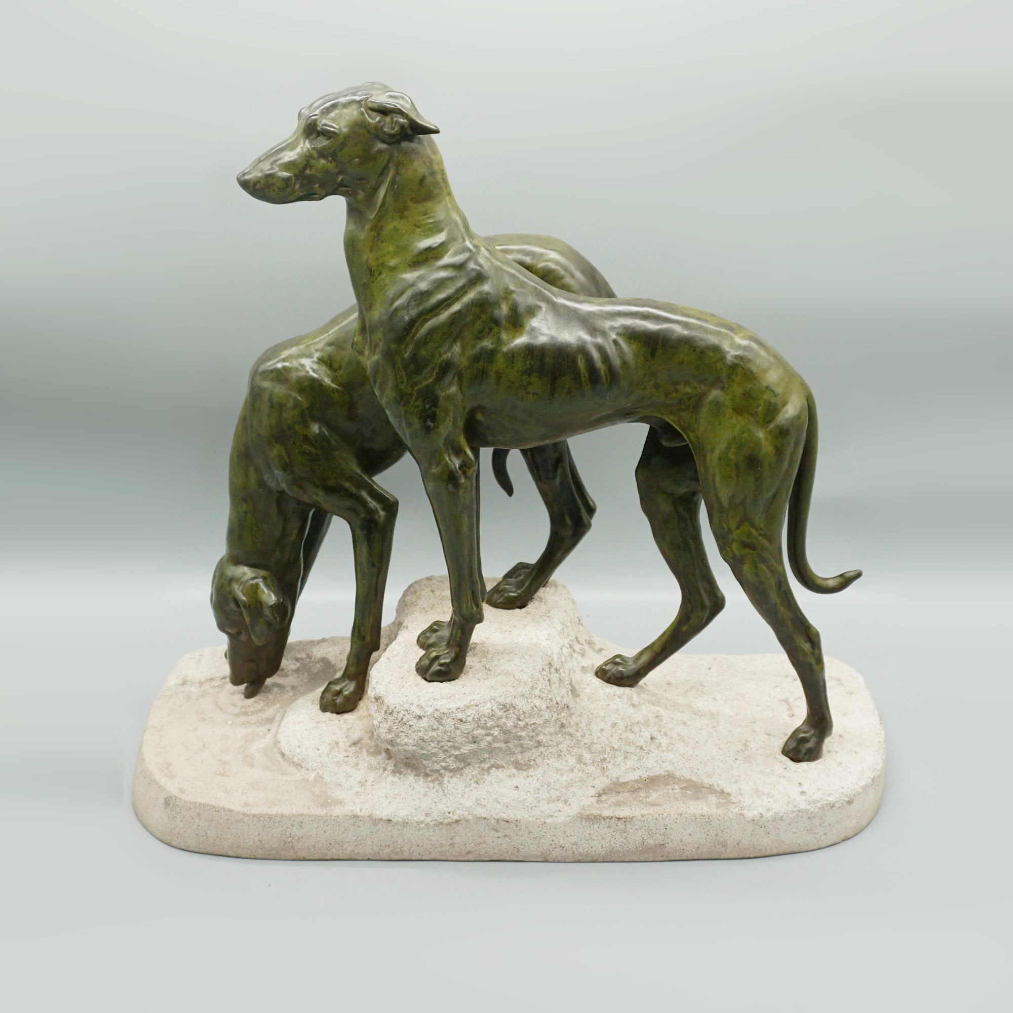 Greyhounds on a Rocky Base