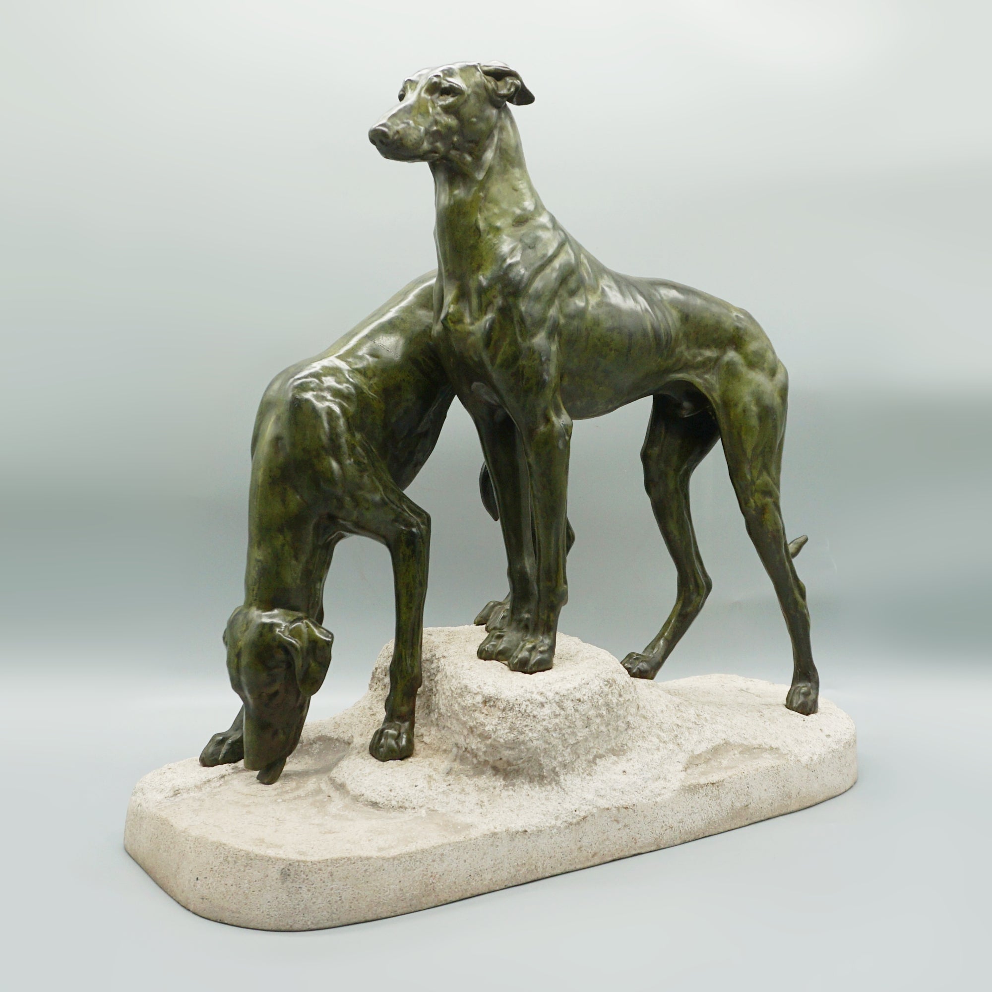 Greyhounds on a Rocky Base