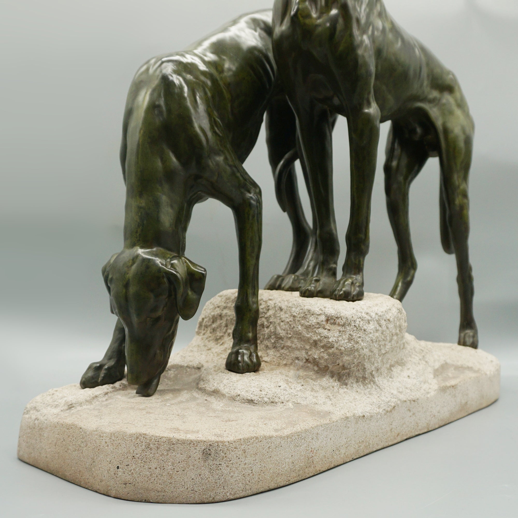 Greyhounds on a Rocky Base