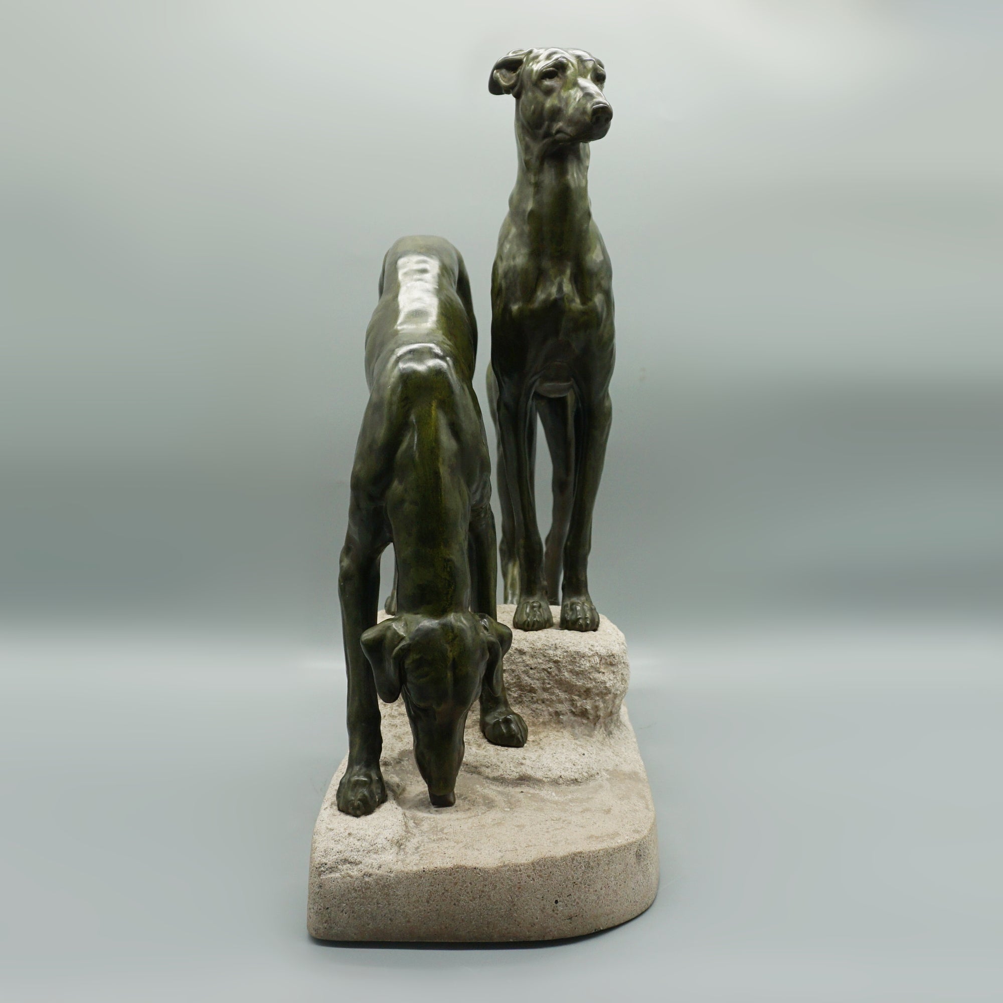 Greyhounds on a Rocky Base