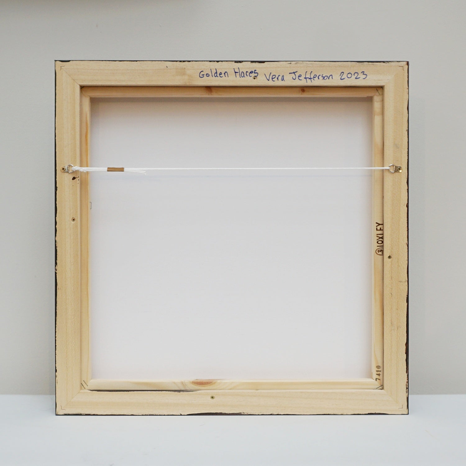 Golden Hares by Vera Jefferson - Art Deco Style Contemporary Painting - Jeroen Markies Art Deco