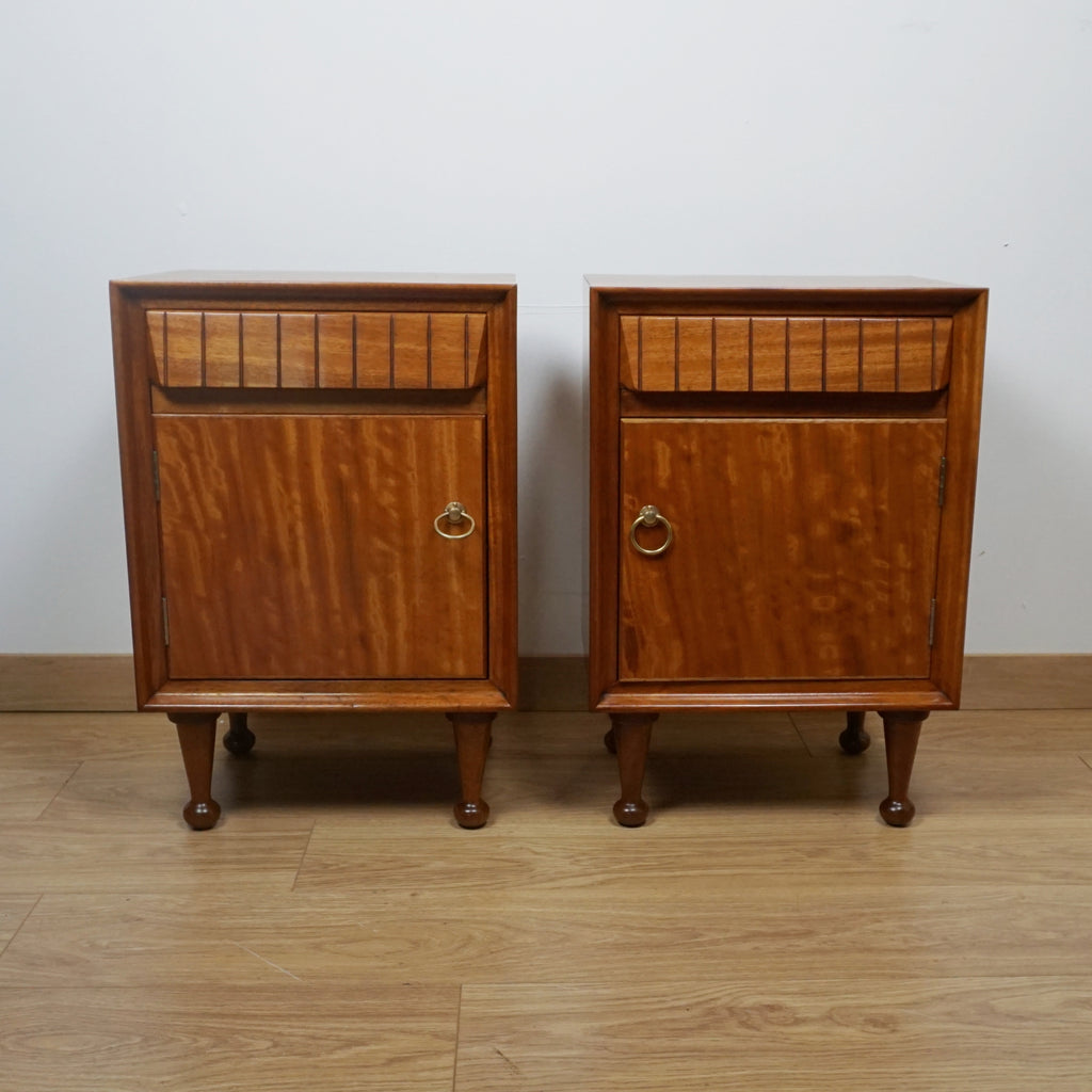 Mid-Century Bedside Cabinets by Heal's of London