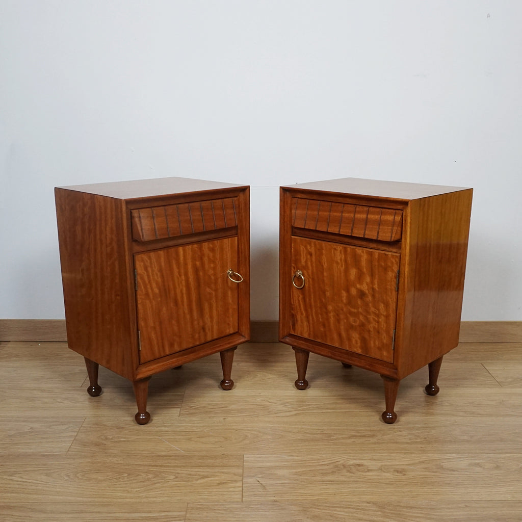 Mid-Century Bedside Cabinets by Heal's of London