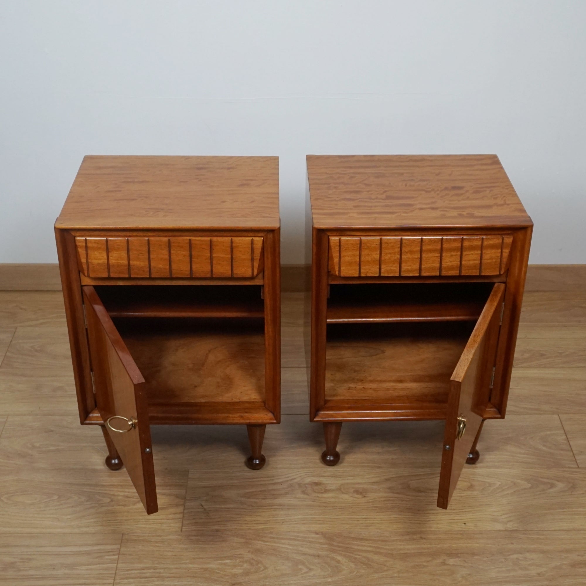 Mid-Century Bedside Cabinets by Heal's of London